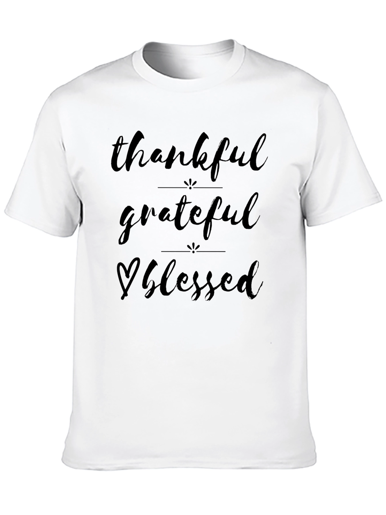 Thankful Grateful Blessed Graphic Tee