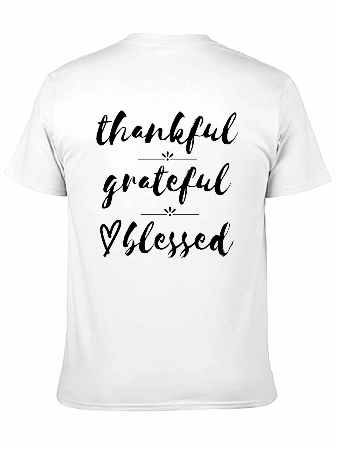 Thankful Grateful Blessed Graphic Tee