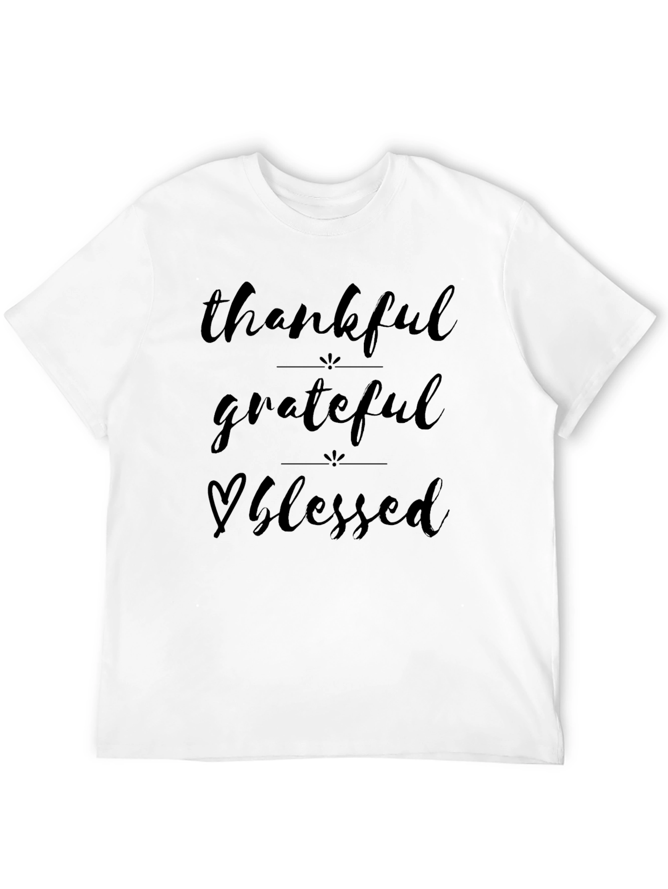 Thankful Grateful Blessed Graphic Tee