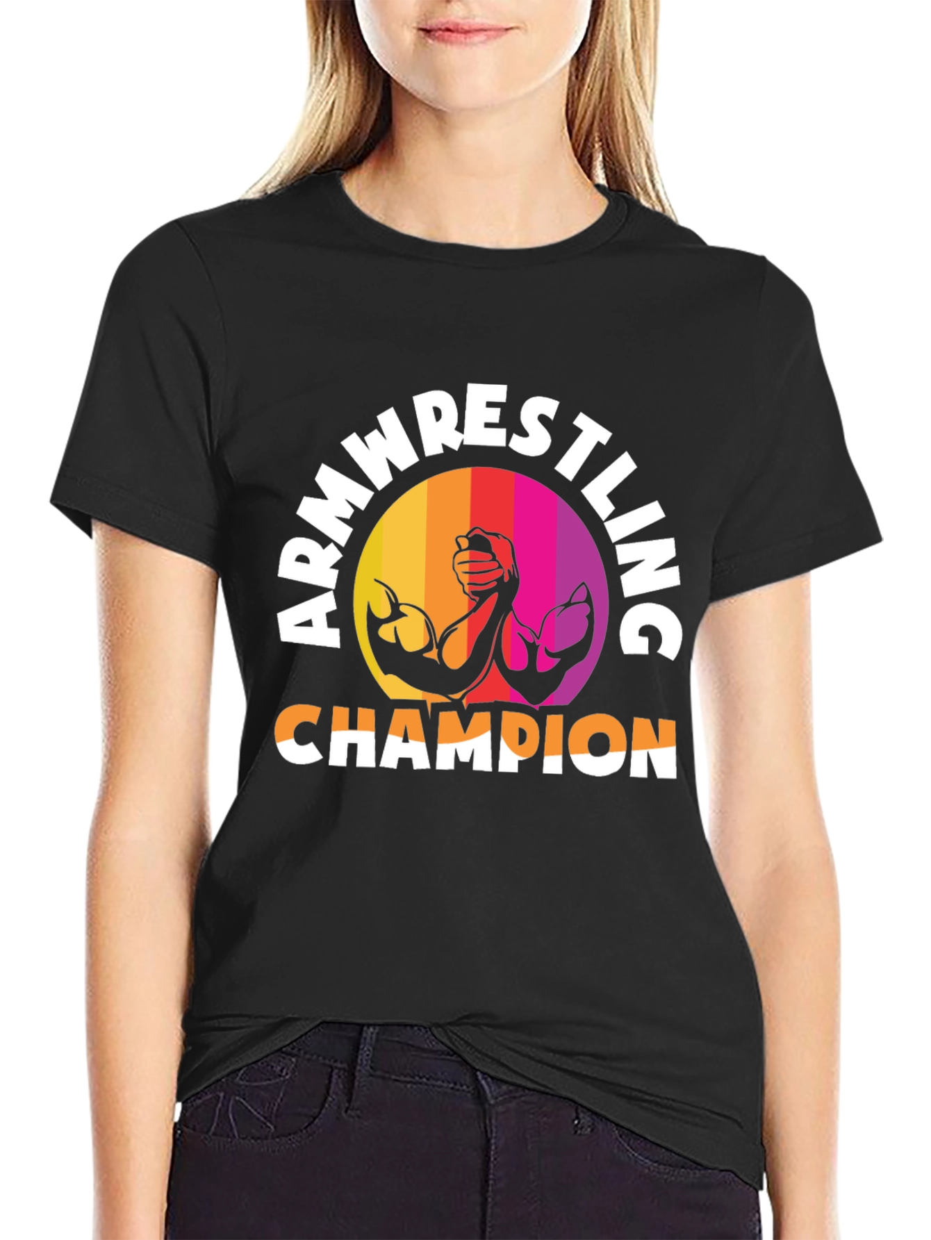 Arm Wrestling Champion Graphic T-Shirt
