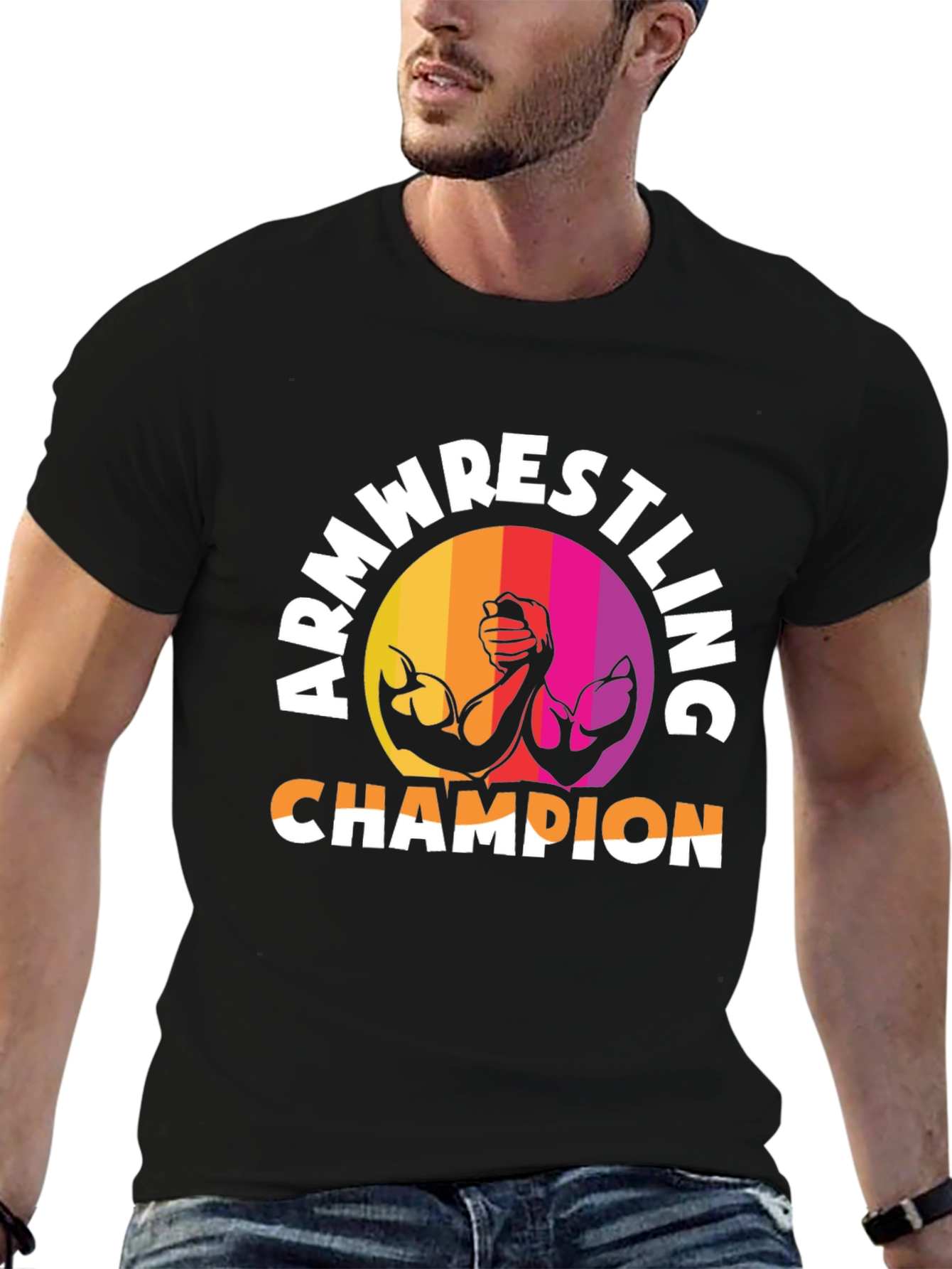 Arm Wrestling Champion Graphic T-Shirt
