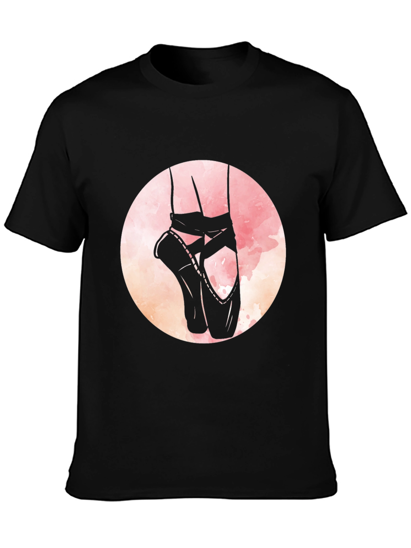 Ballet Shoes Graphic Tee - Dance Lovers Black T-Shirt
