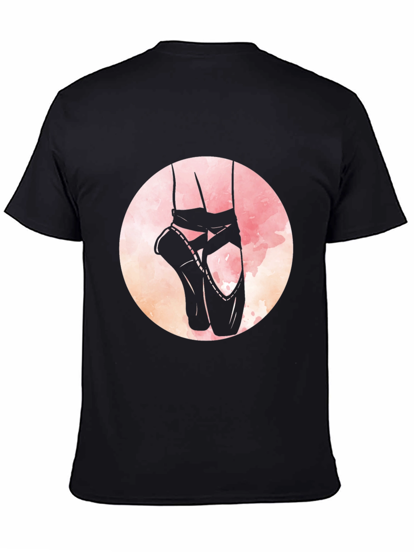 Ballet Shoes Graphic Tee - Dance Lovers Black T-Shirt