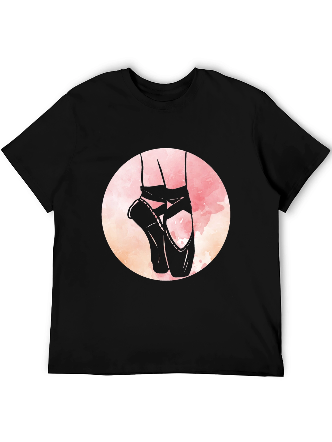 Ballet Shoes Graphic Tee - Dance Lovers Black T-Shirt