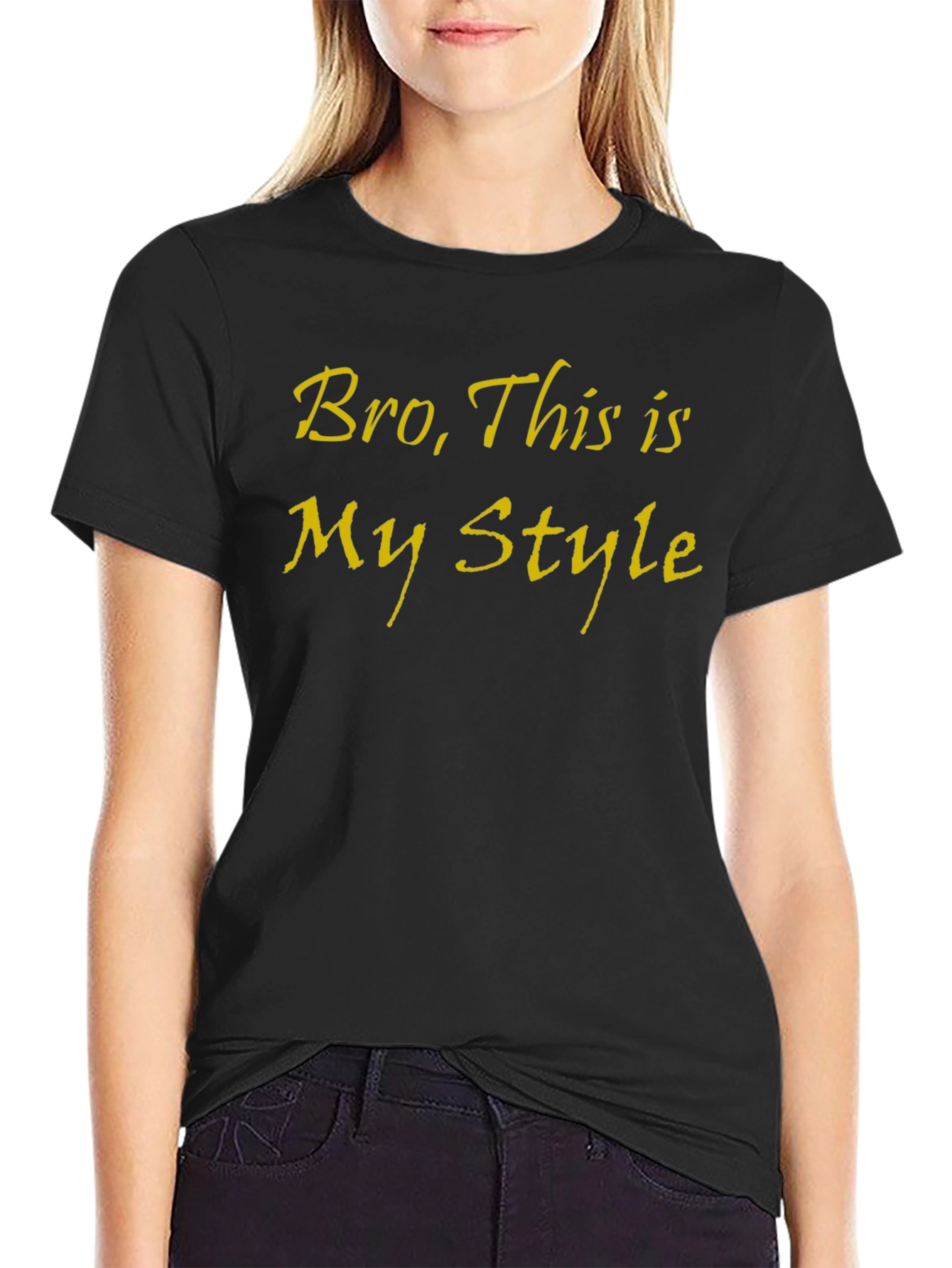 Bro This is My Style Tee - Black