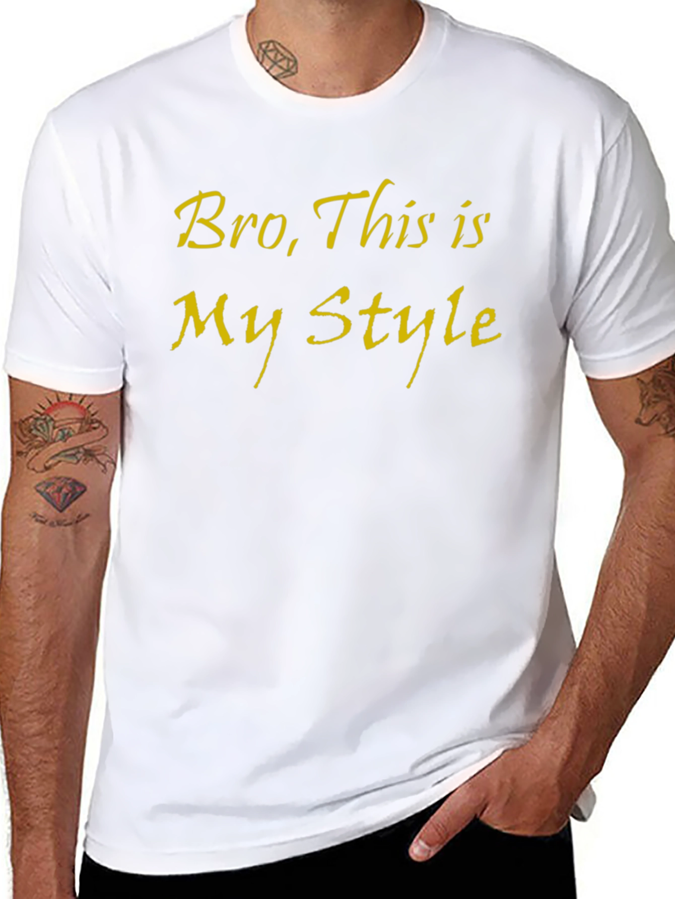 Bro This is My Style Tee - Black