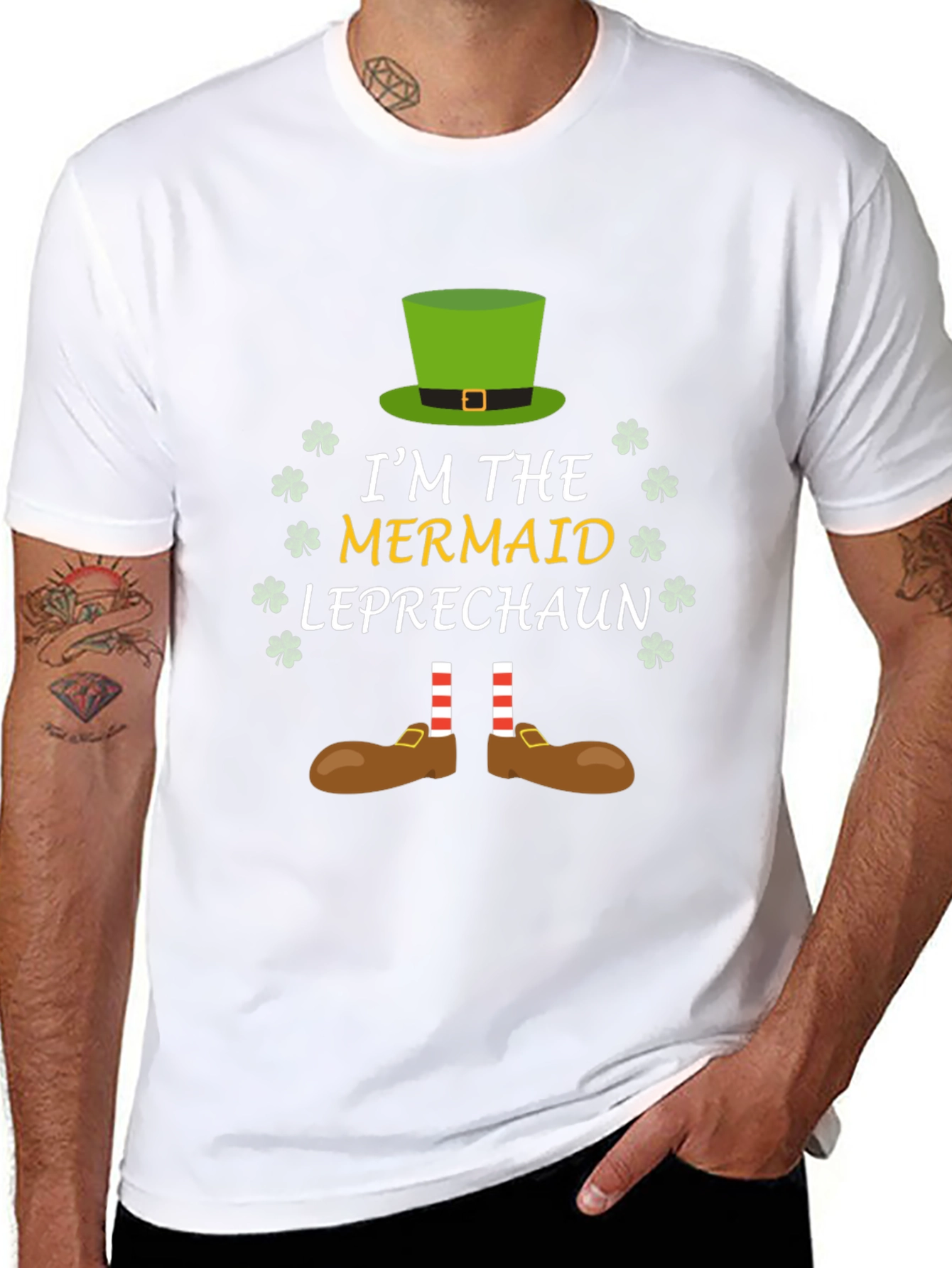 Mermaid Leprechaun T-Shirt - St. Patricks Day