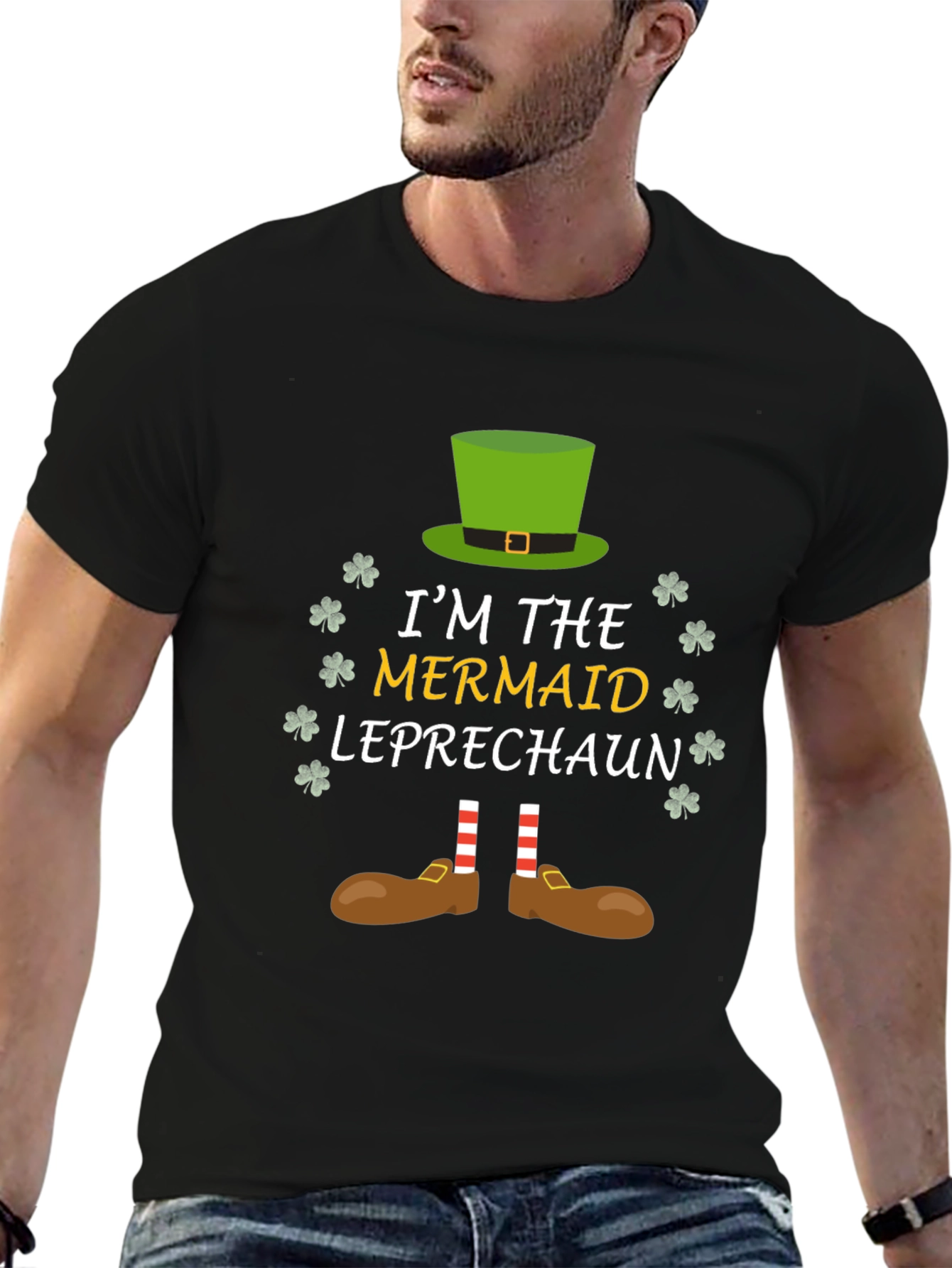 Mermaid Leprechaun T-Shirt - St. Patricks Day