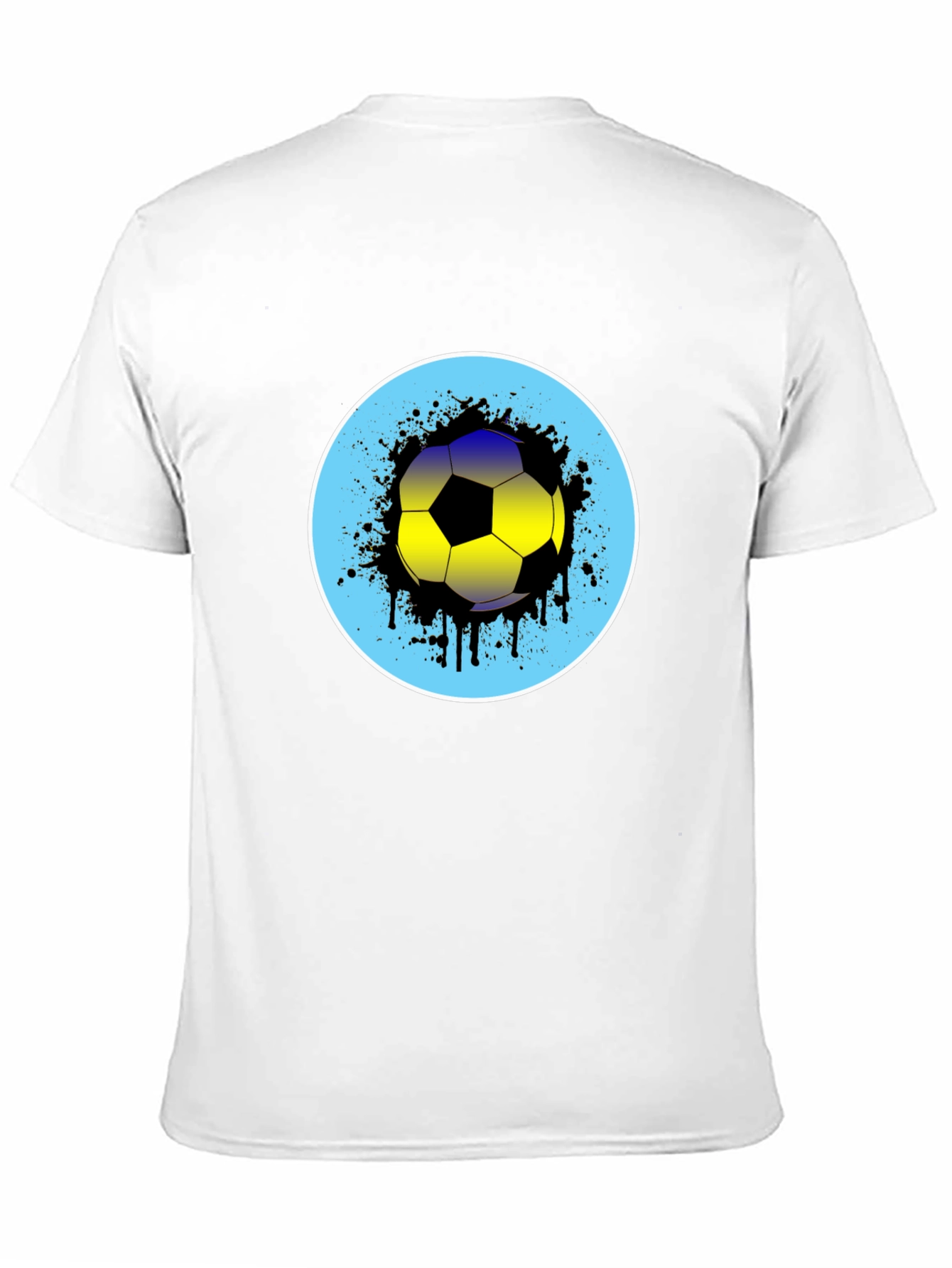 Soccer Ball Splatter Graphic Tee
