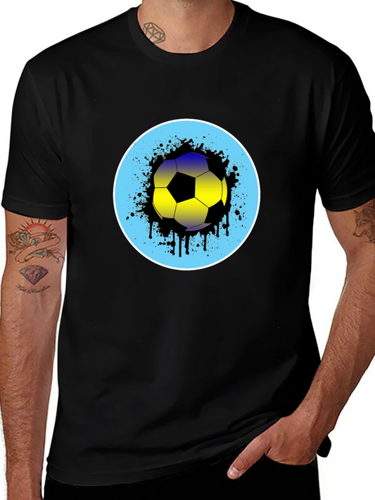 Soccer Ball Splatter Graphic Tee