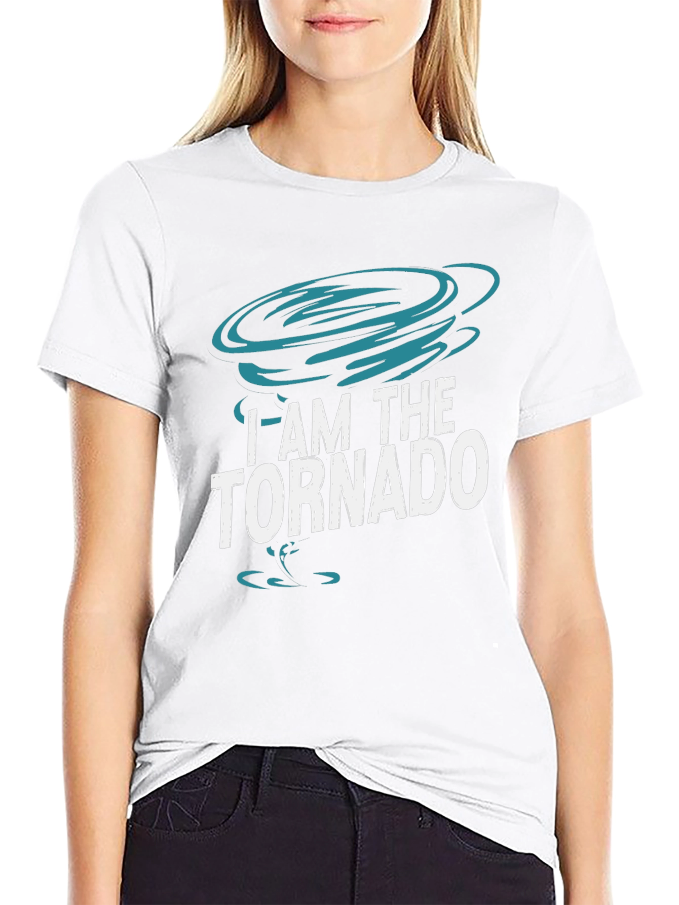 I Am The Tornado Graphic T-Shirt Black
