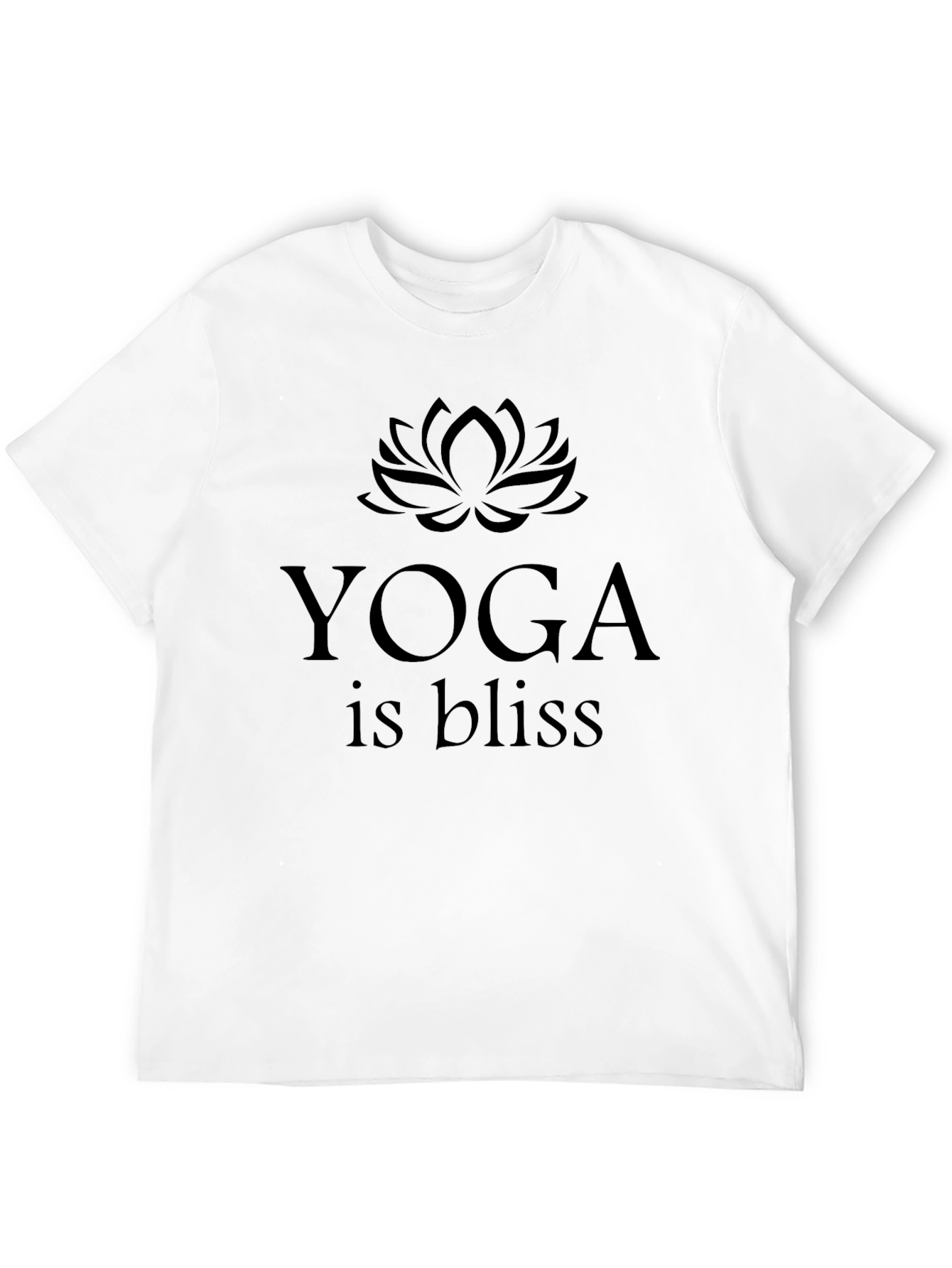 Yoga is Bliss Black T-Shirt