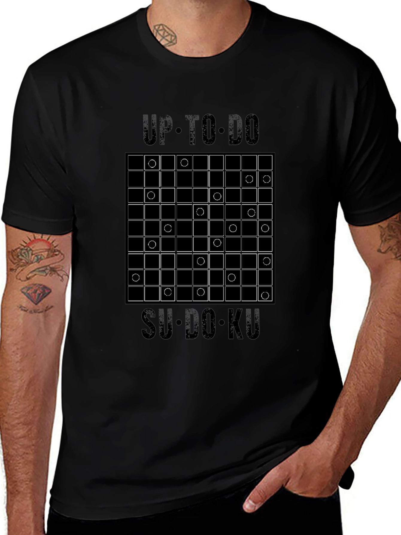 Sudoku Puzzle Graphic T-Shirt -  Up-To-Do Tee