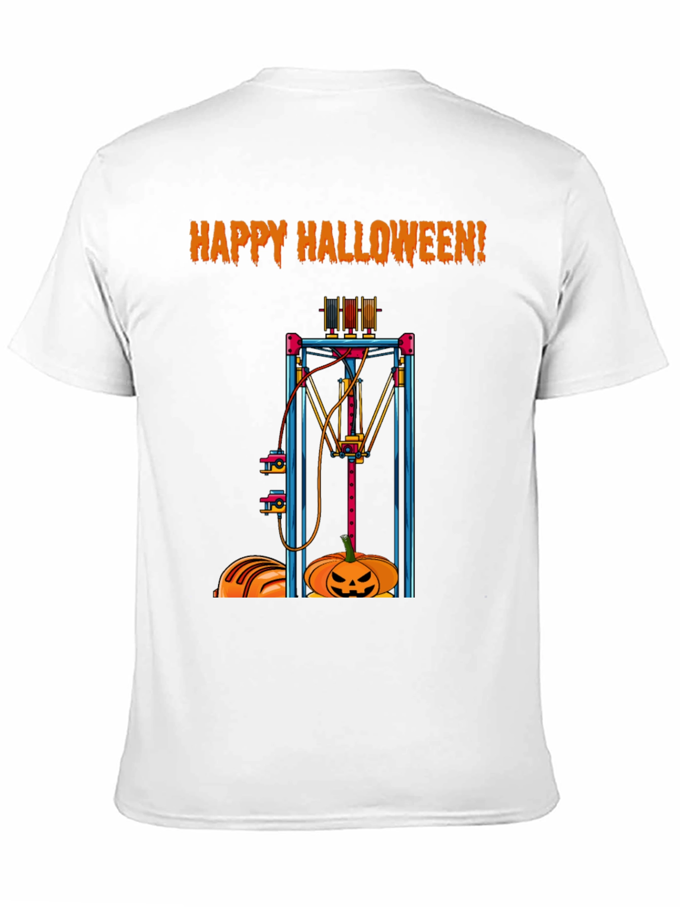 Halloween 3D Printing T-Shirt