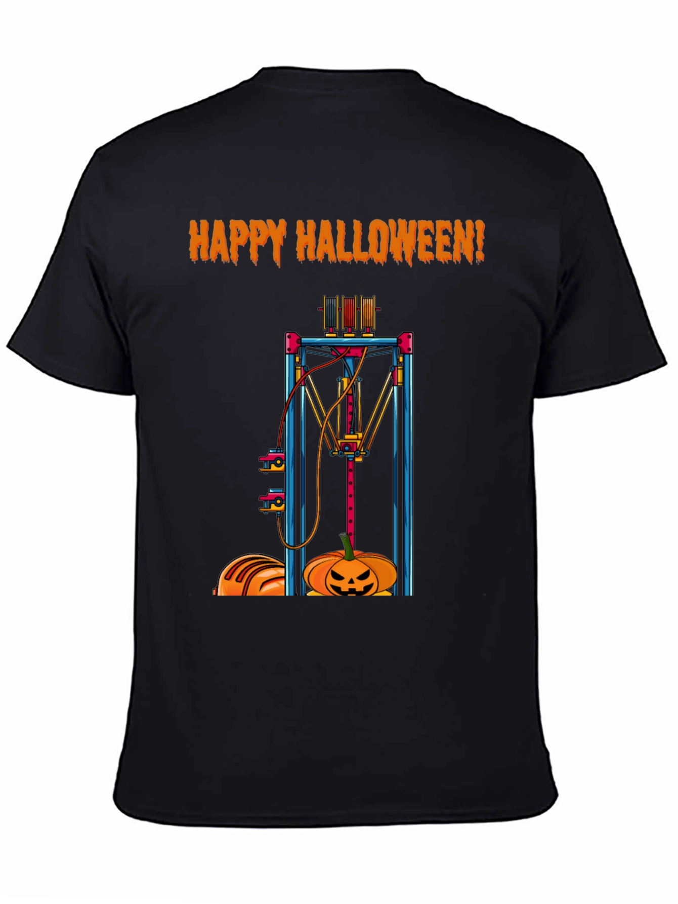 Halloween 3D Printing T-Shirt