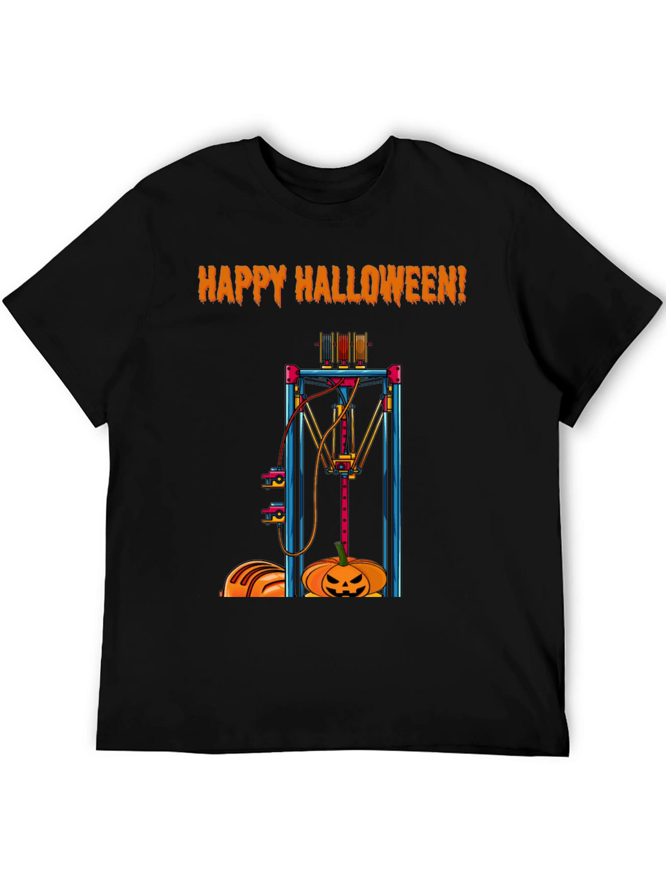 Halloween 3D Printing T-Shirt