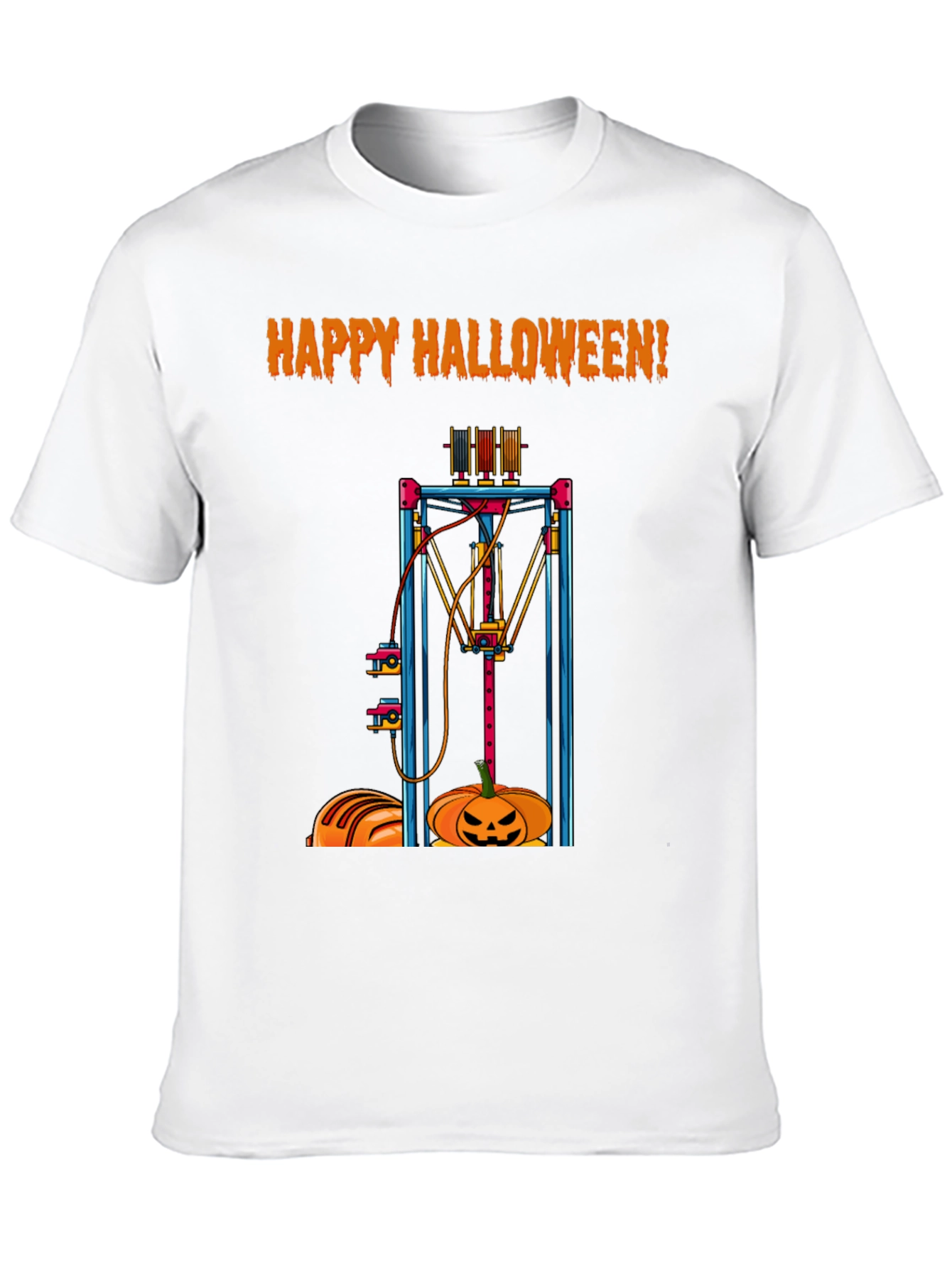 Halloween 3D Printing T-Shirt