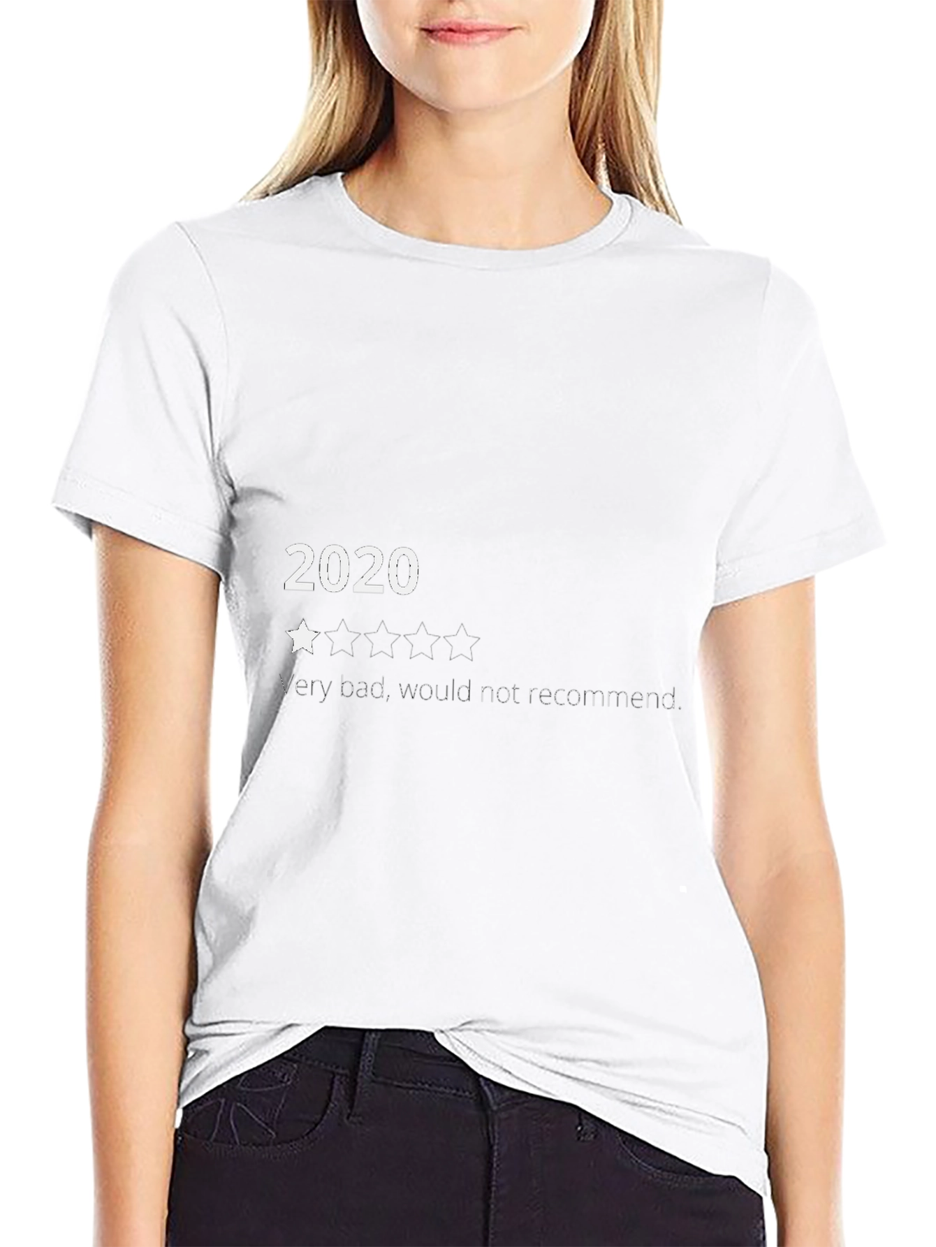 2020 One Star Tee: Funny Graphic Novelty T-Shirt