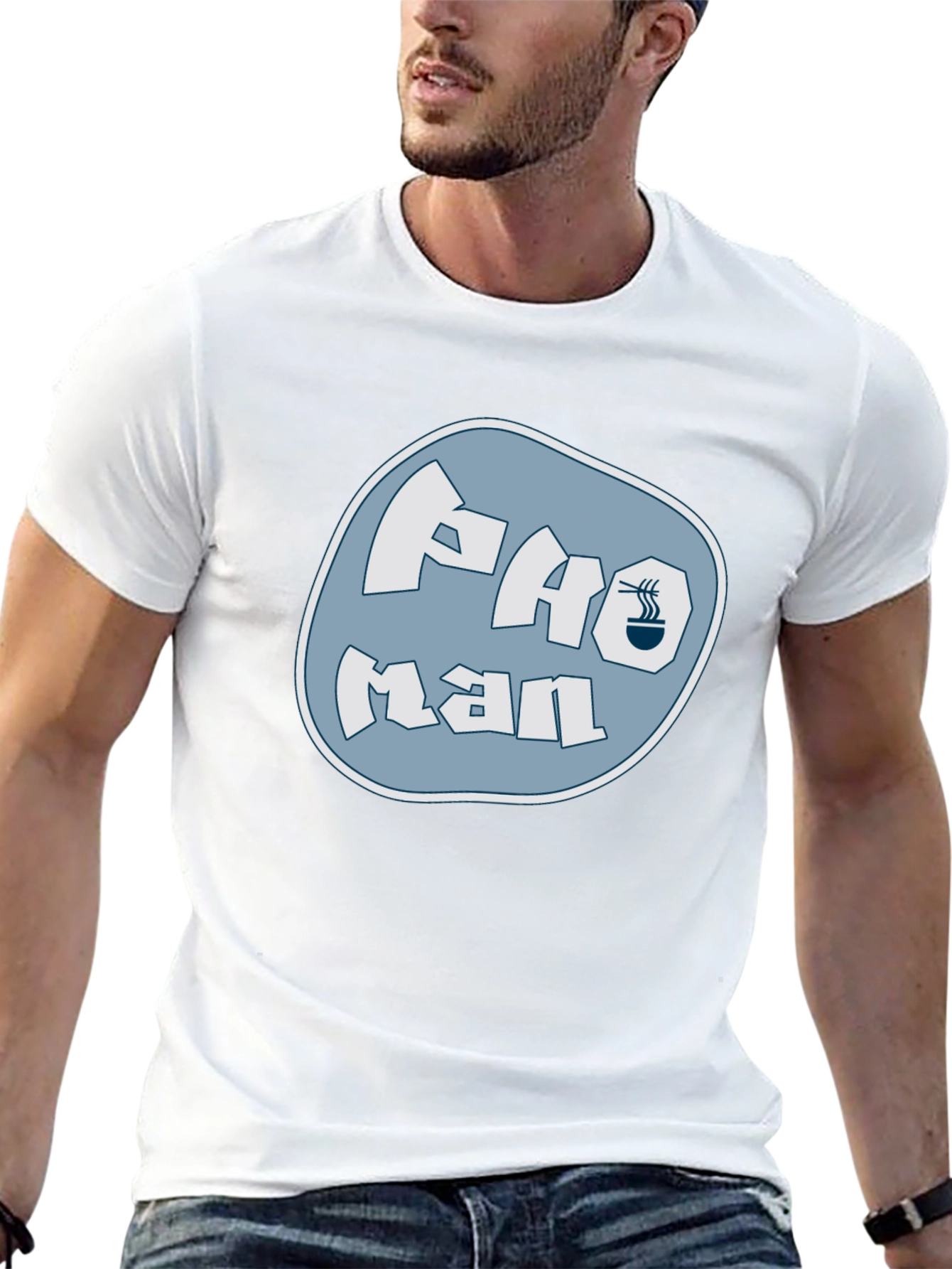 Pho Man Black T-Shirt