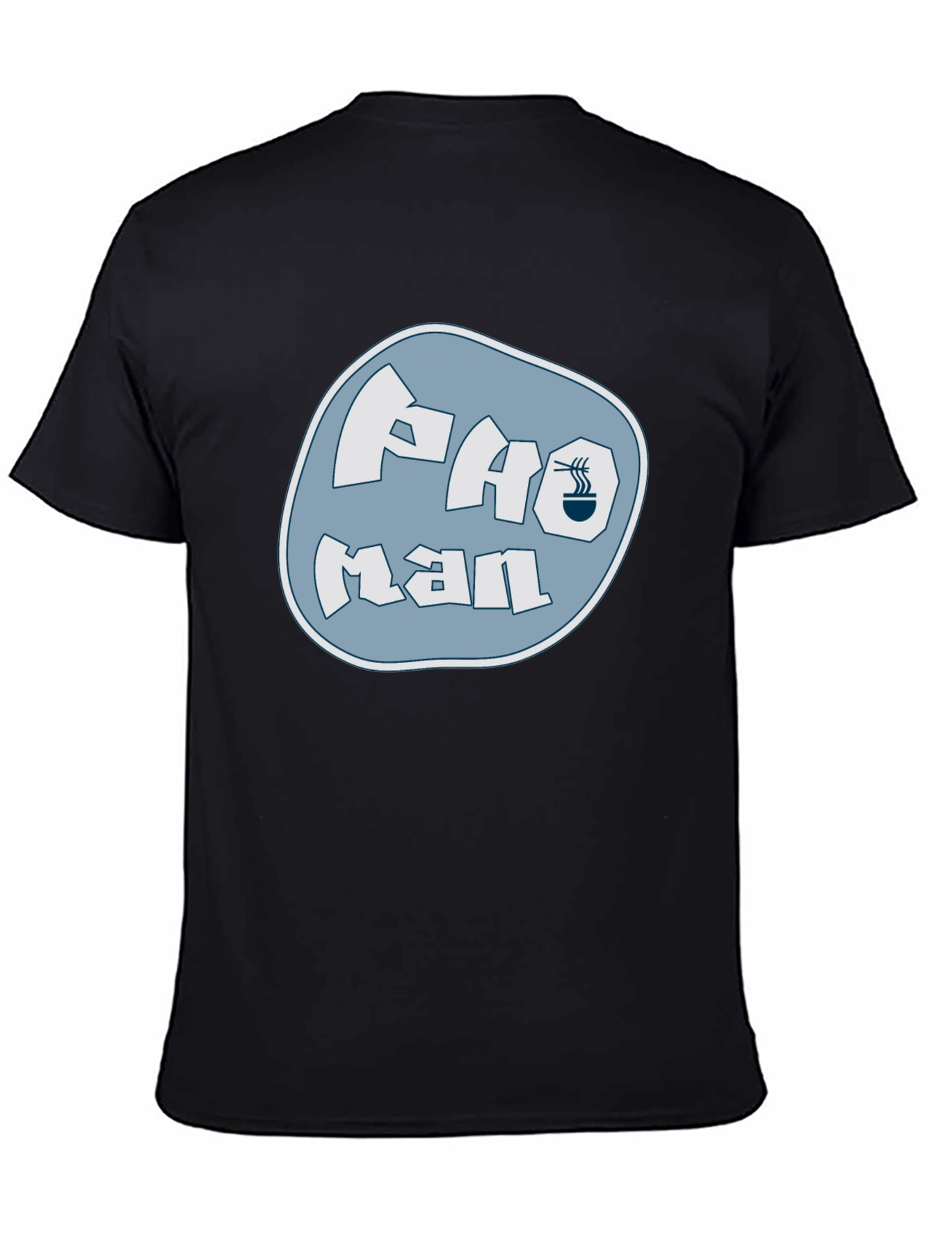 Pho Man Black T-Shirt