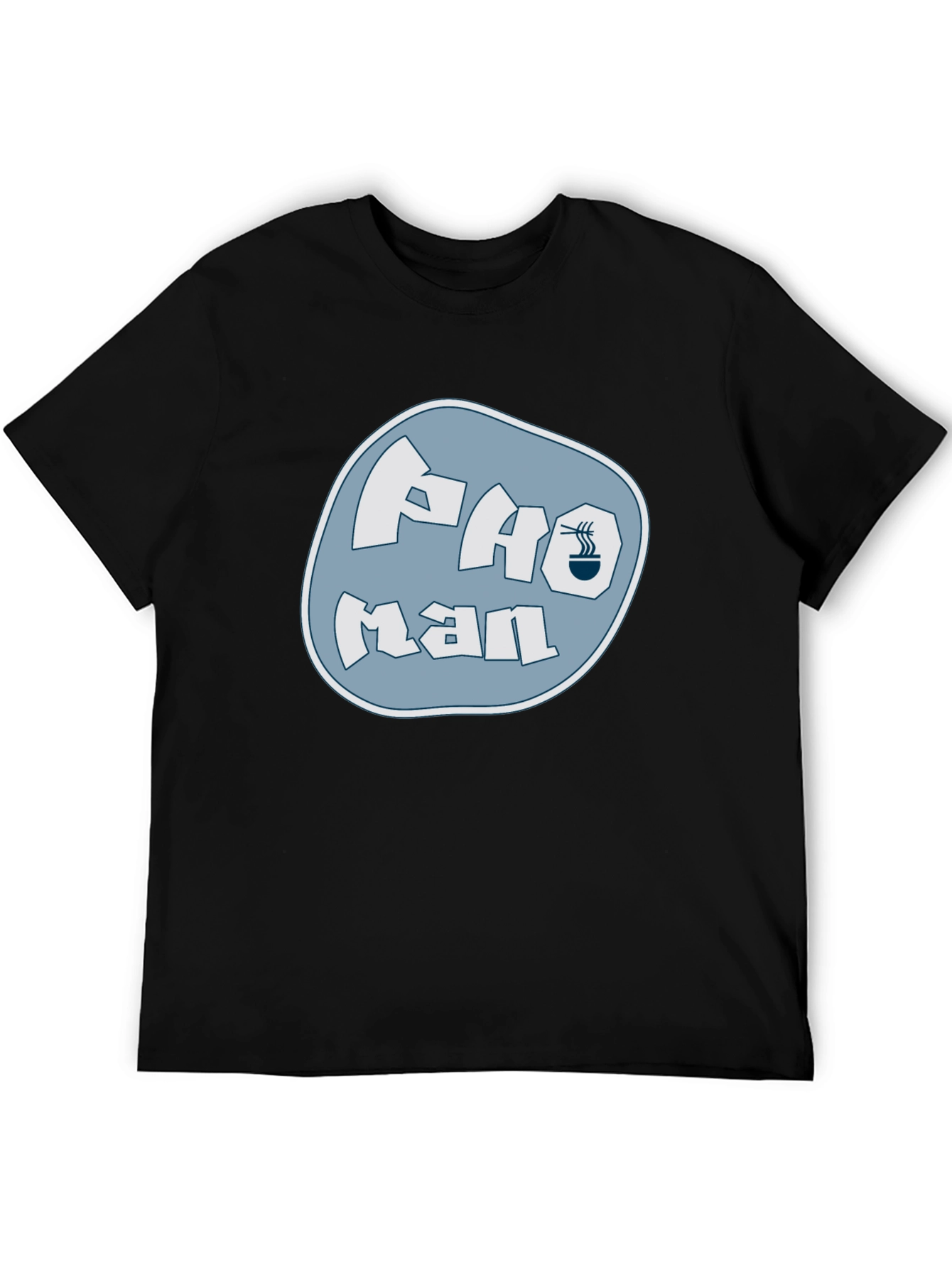 Pho Man Black T-Shirt