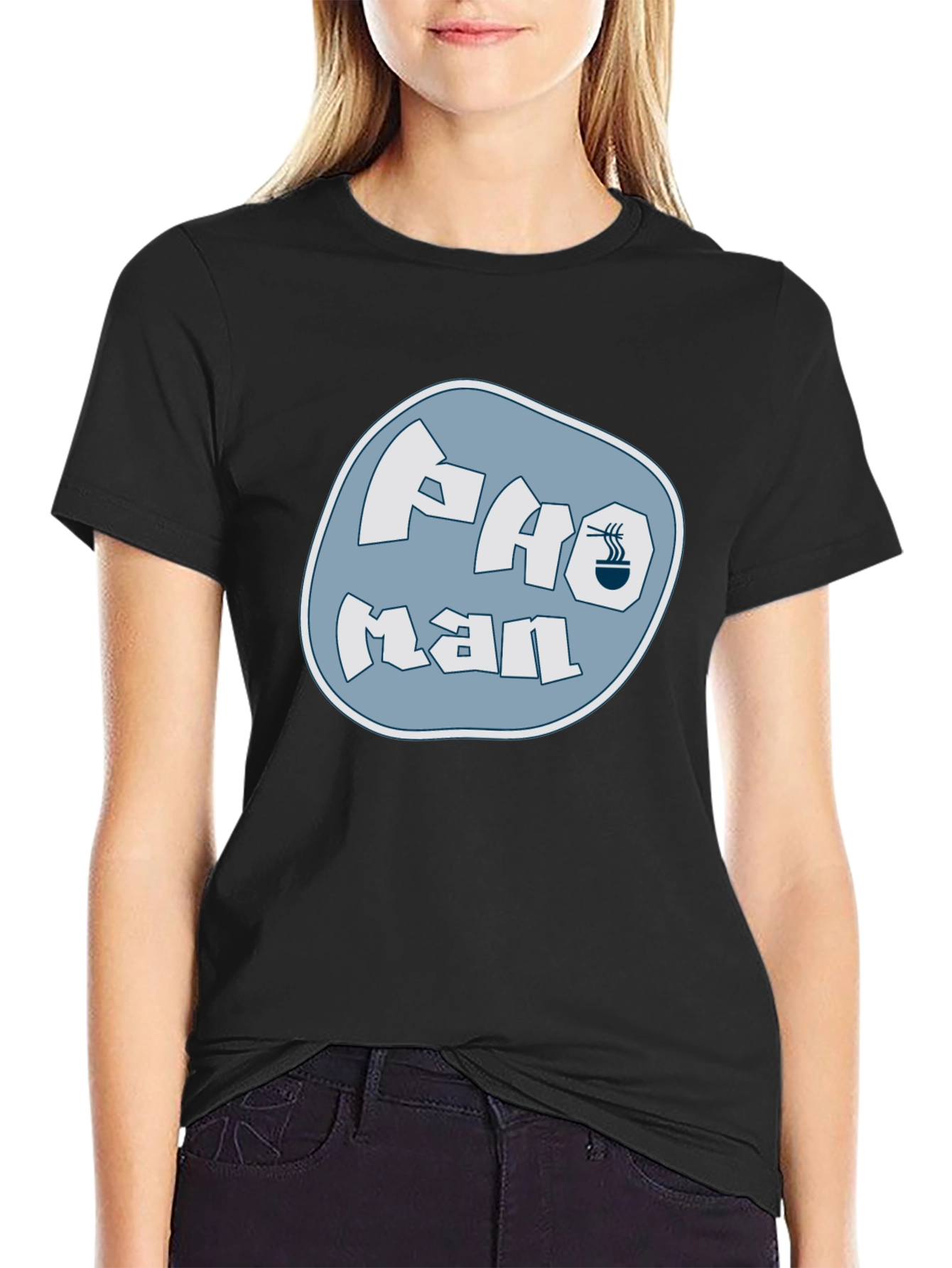 Pho Man Black T-Shirt