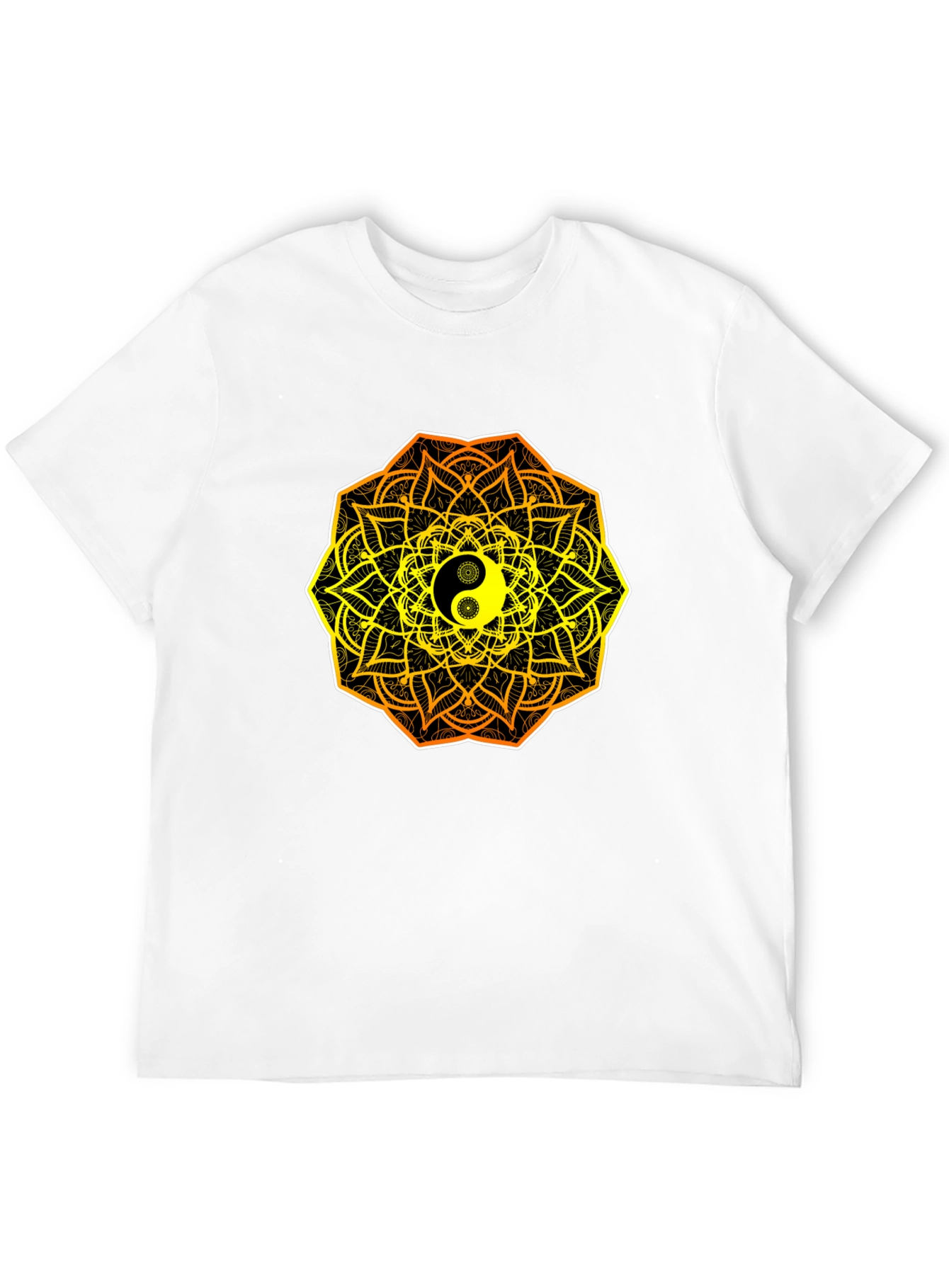 Yin Yang Mandala Graphic T-Shirt - Stylish & Unique