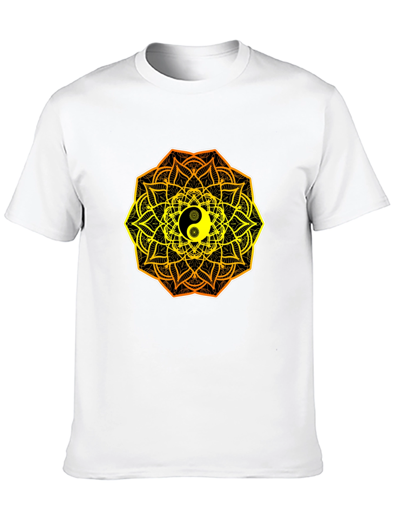 Yin Yang Mandala Graphic T-Shirt - Stylish & Unique