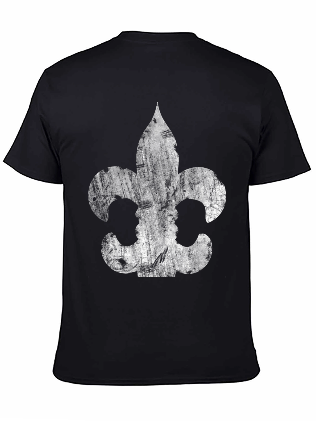 Fleur-de-Lis Graphic Print Mens T-Shirt