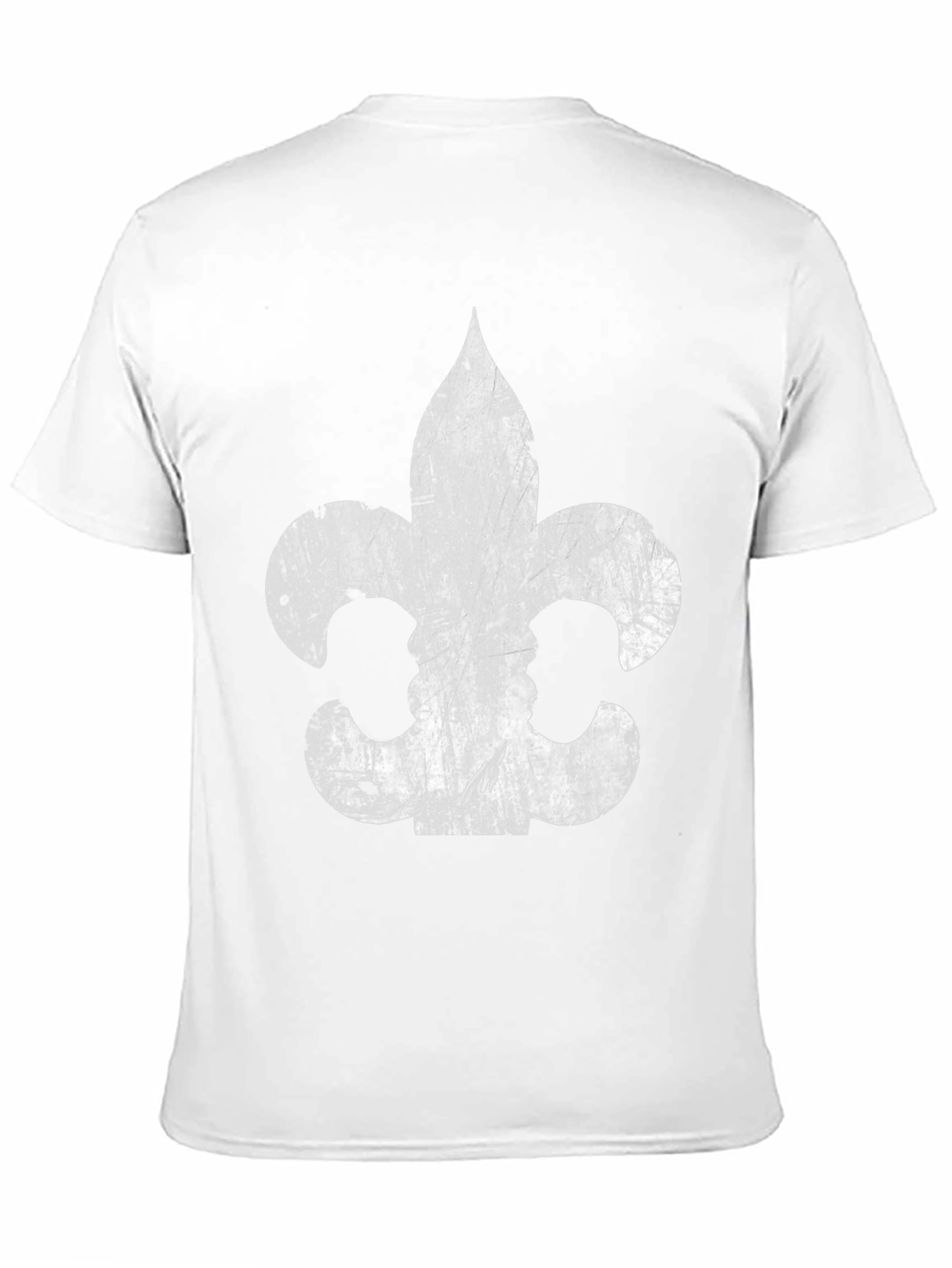 Fleur-de-Lis Graphic Print Mens T-Shirt