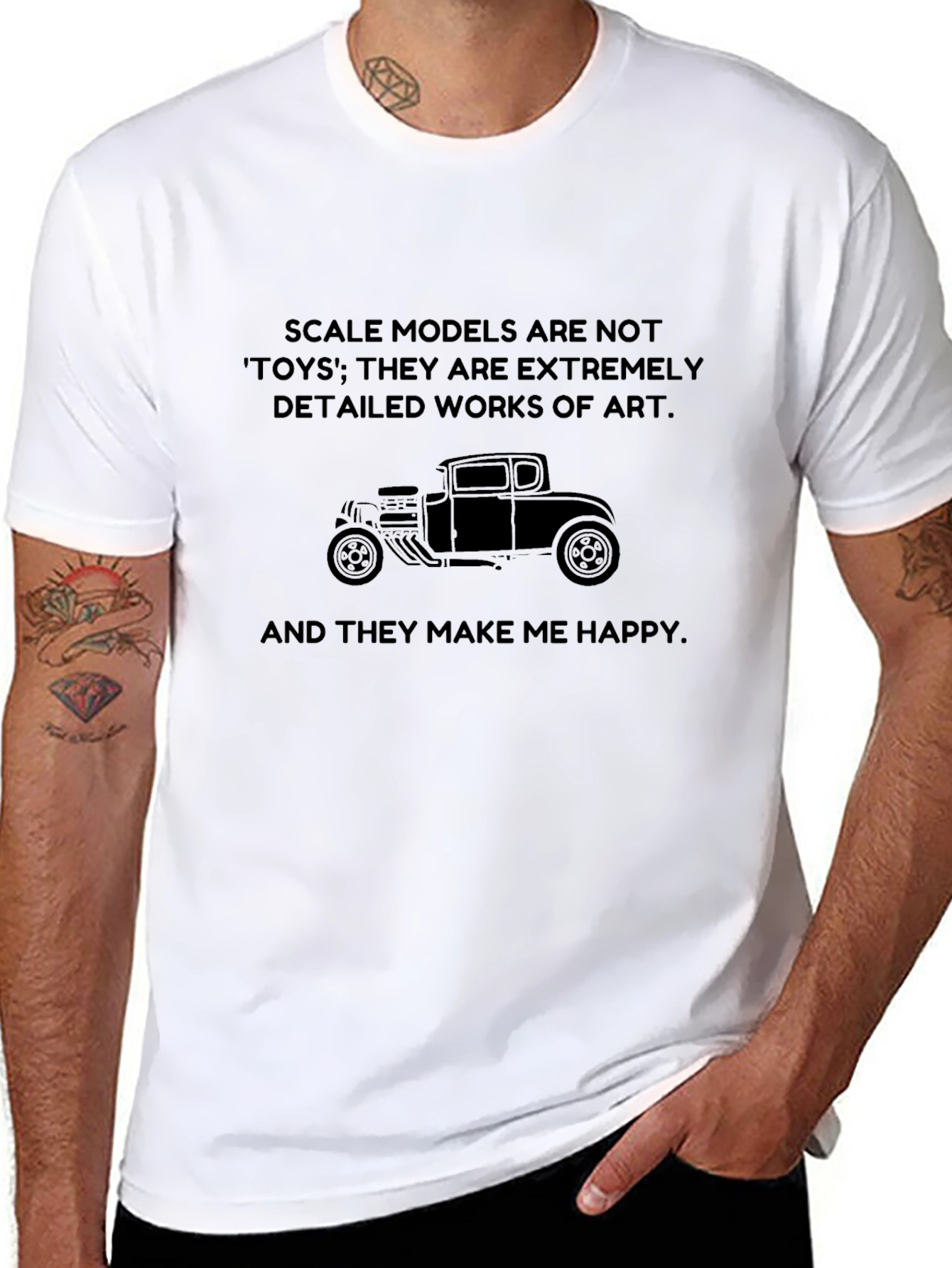 Scale Model Art T-Shirt: Detailed Works of Art