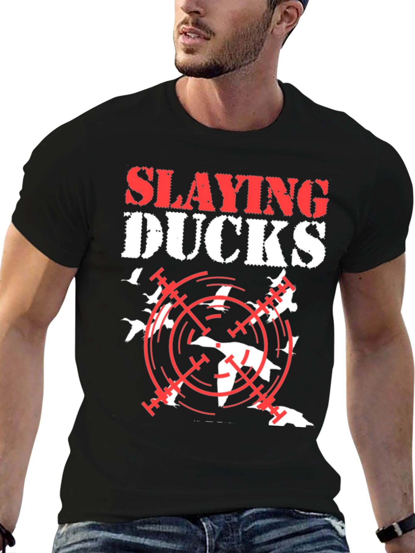 Slaying Ducks Graphic Tee - Hunting Season