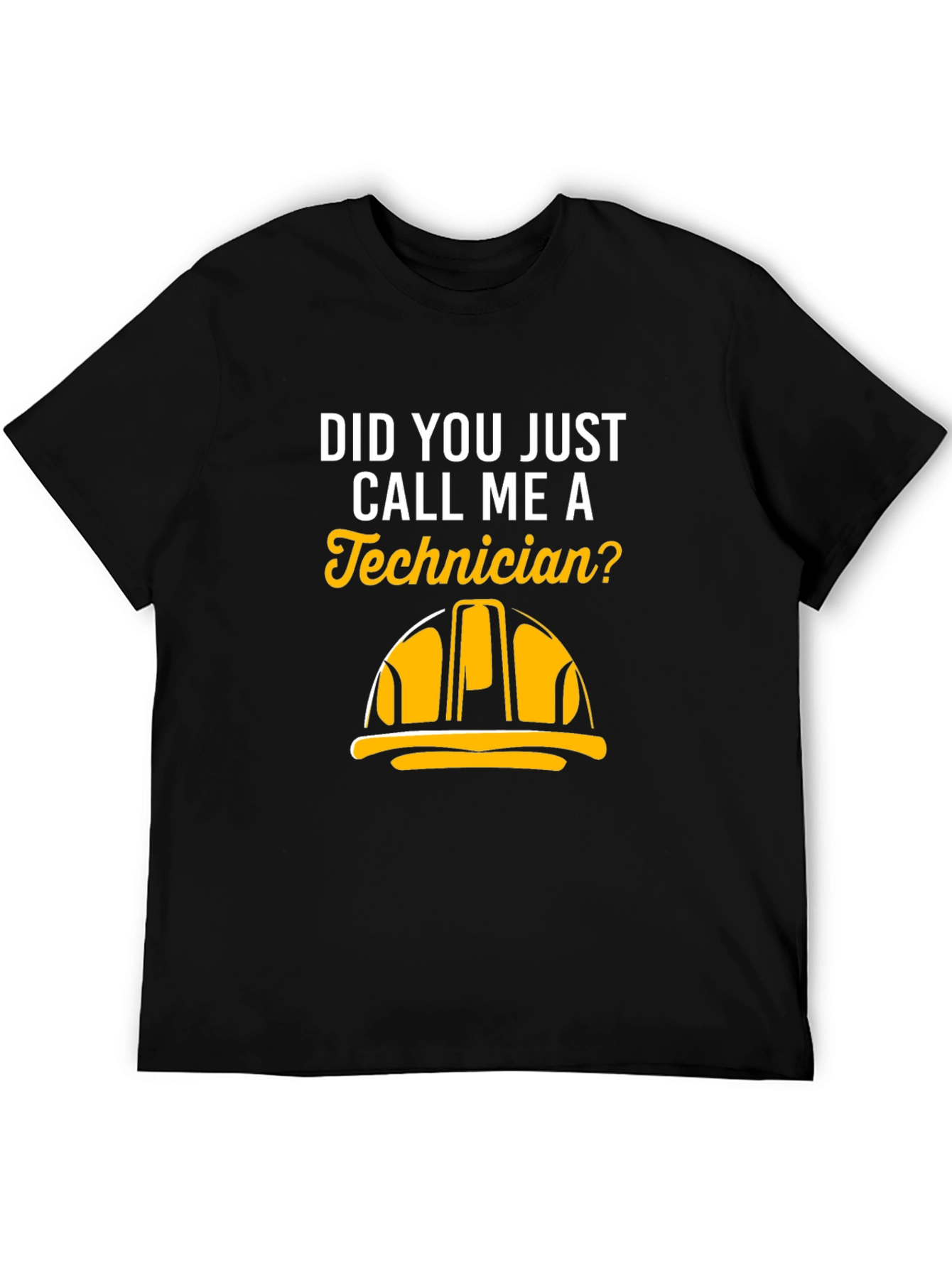 Technician Humor T-Shirt - Black Graphic Tee