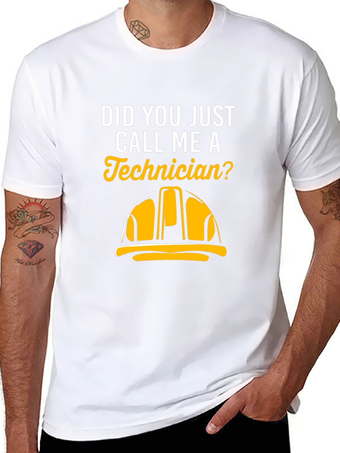 Technician Humor T-Shirt - Black Graphic Tee