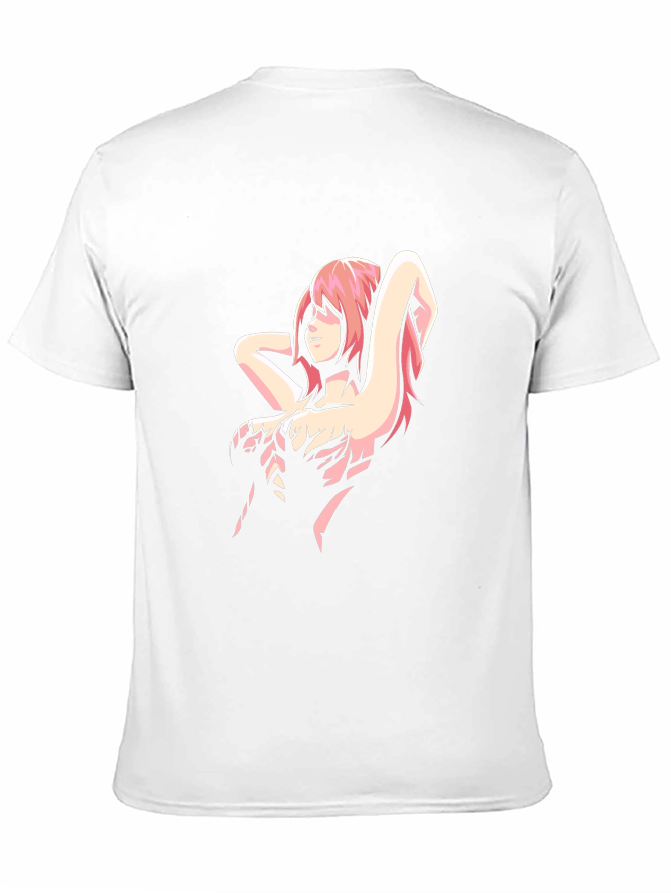 Anime Girl Graphic Black T-Shirt