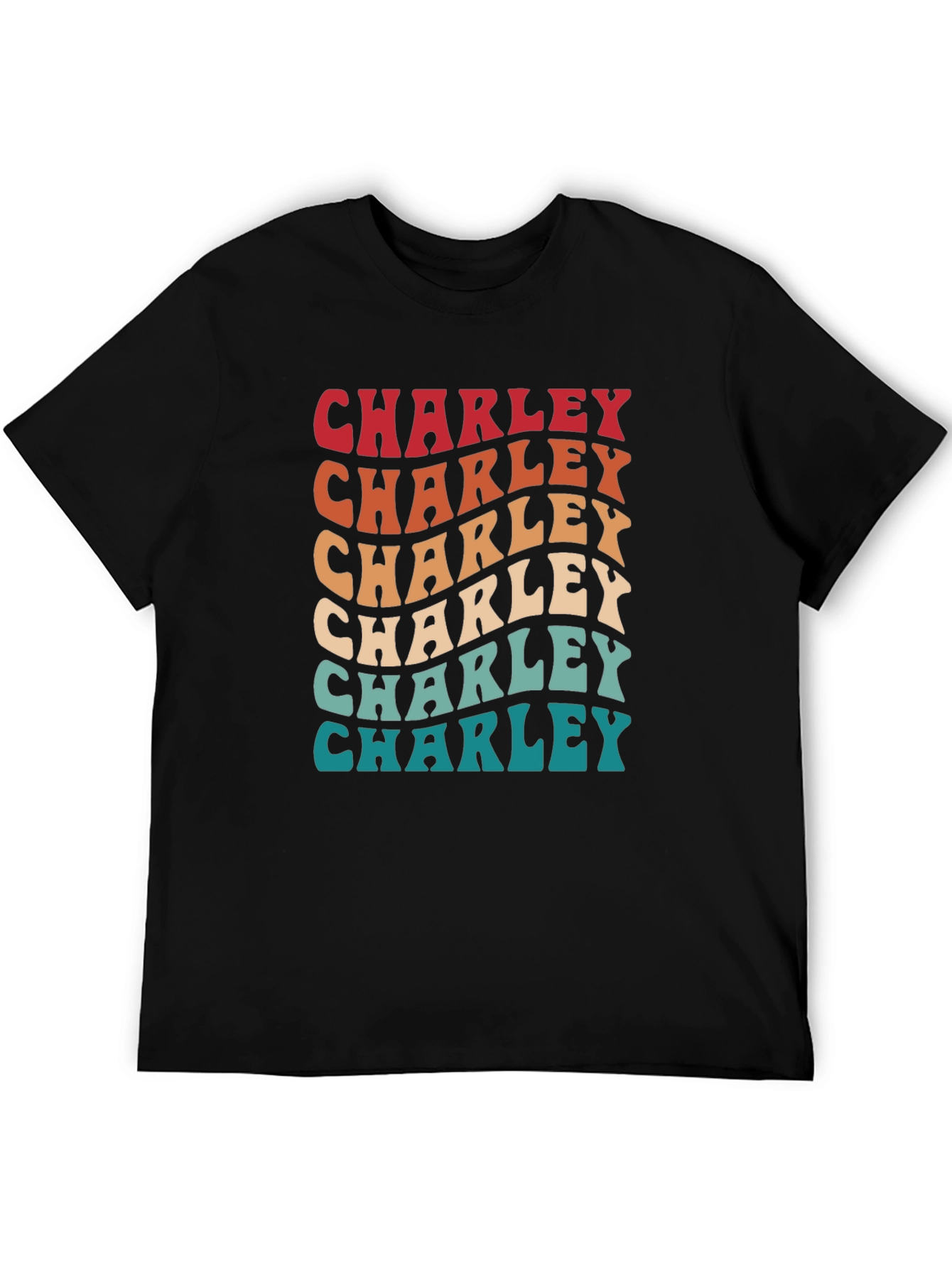 Retro Charley T-Shirt - Personalized Name Tee
