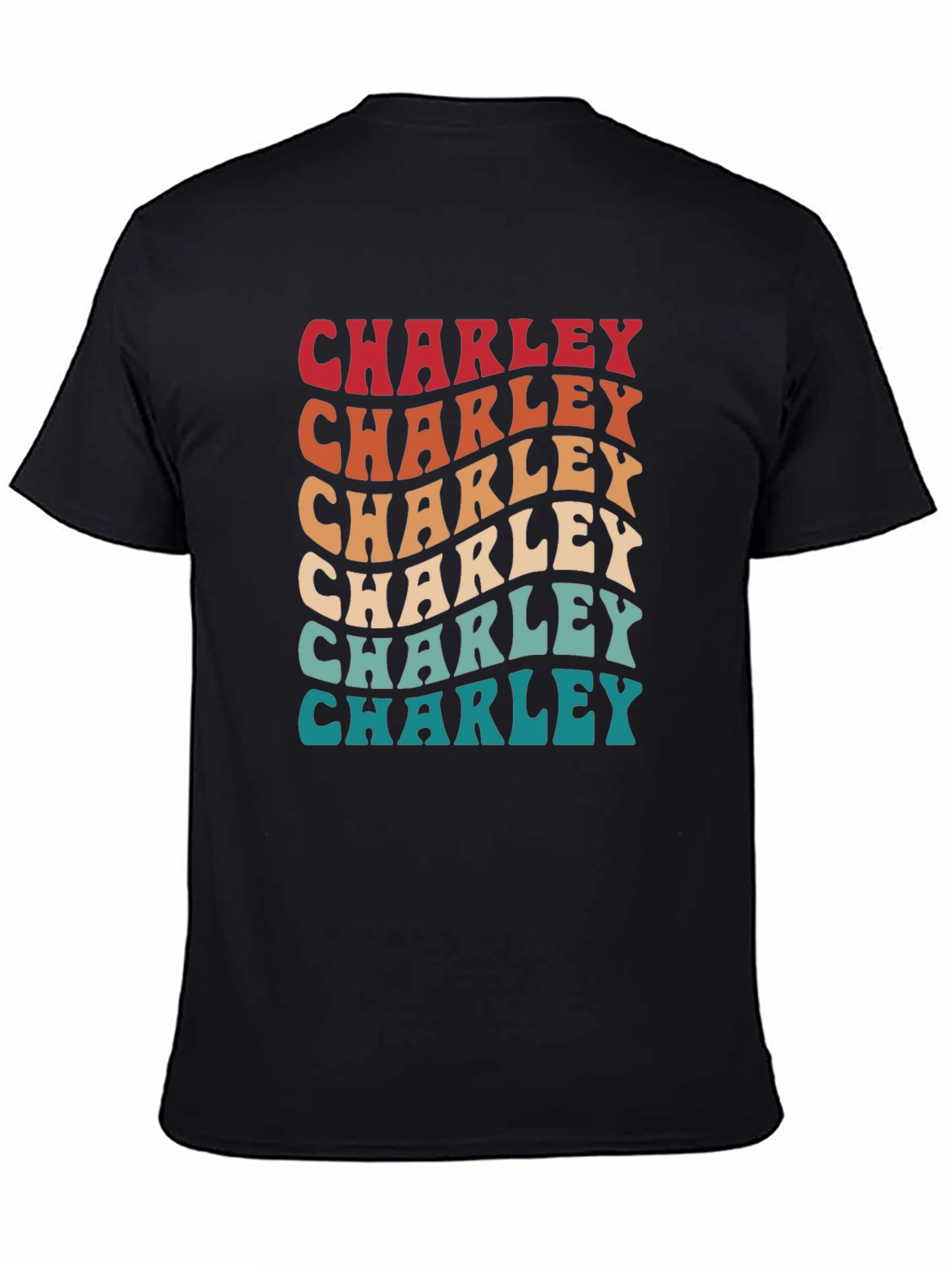 Retro Charley T-Shirt - Personalized Name Tee