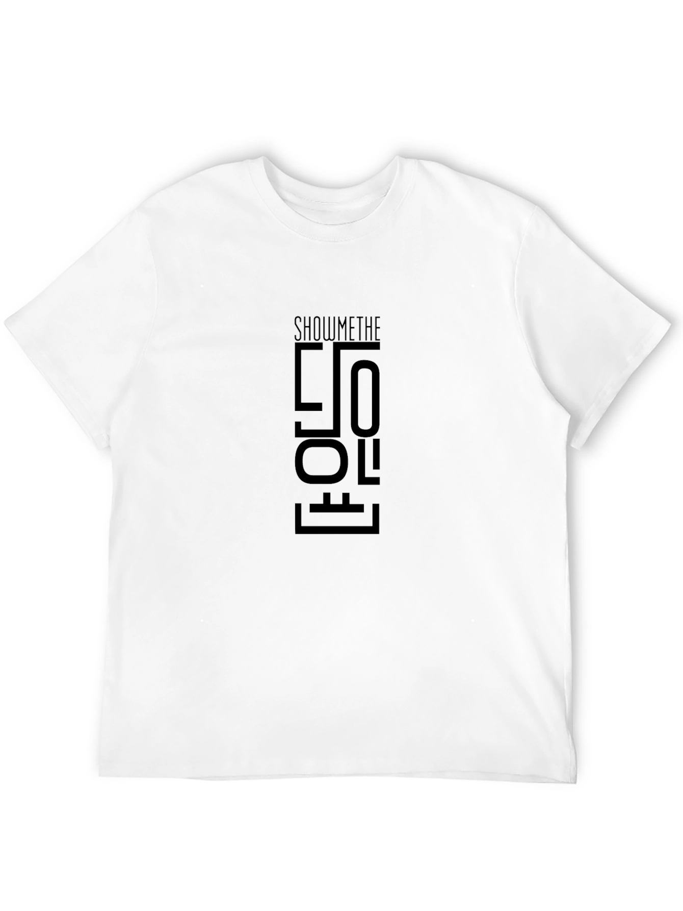 Show Me The Logo Black T-Shirt