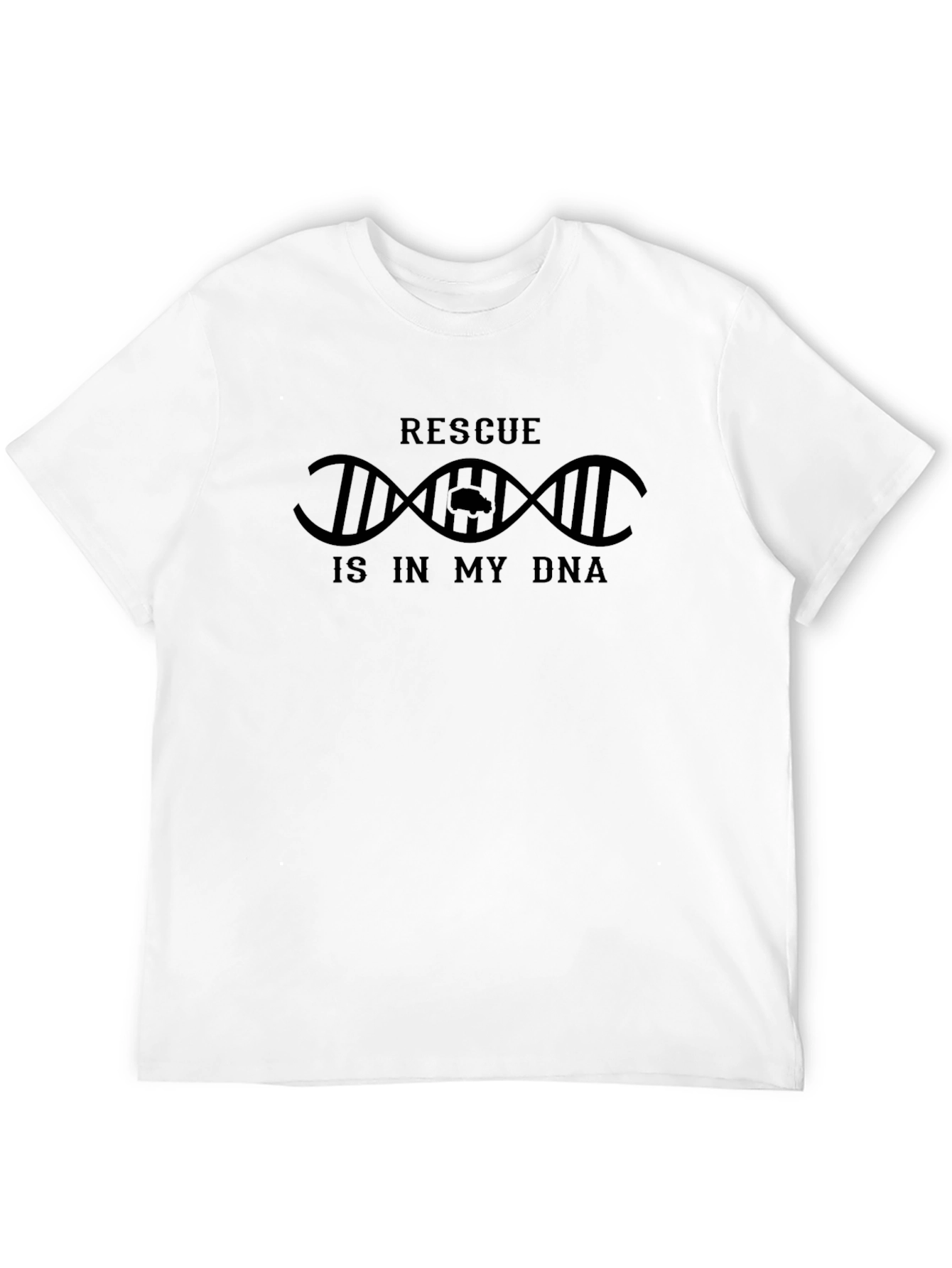 Rescue is in My DNA T-Shirt Black