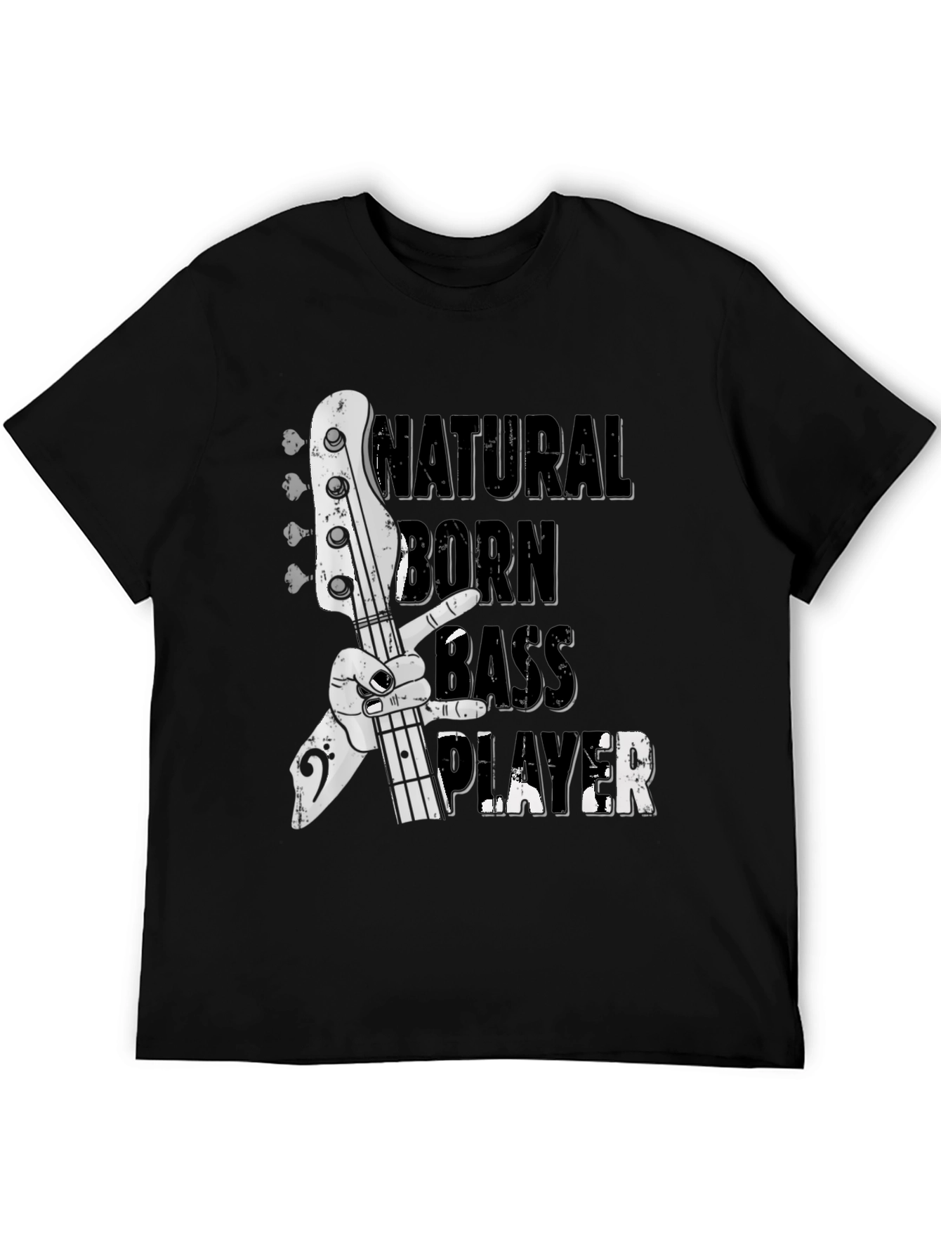 Natural Born Bass Player Graphic Tee