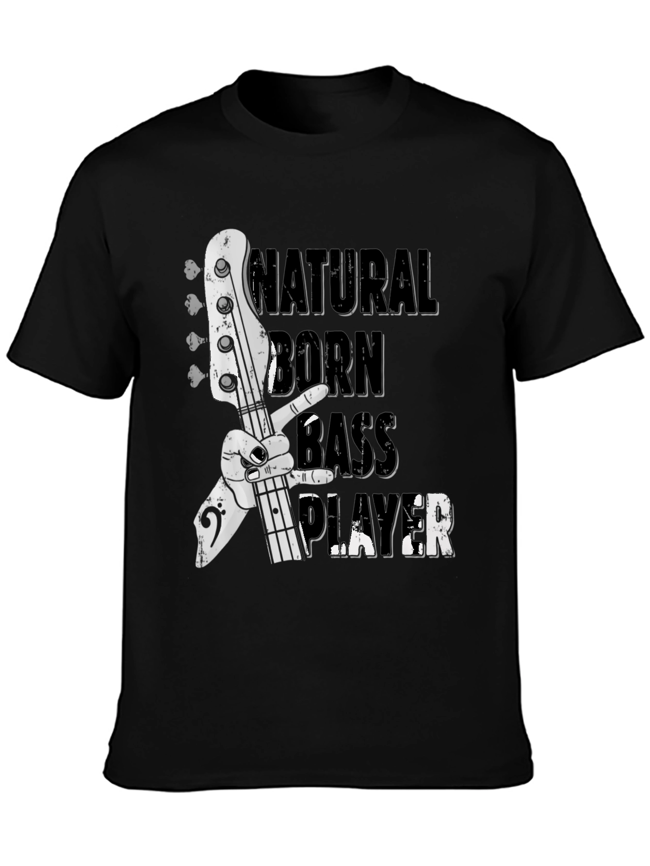 Natural Born Bass Player Graphic Tee