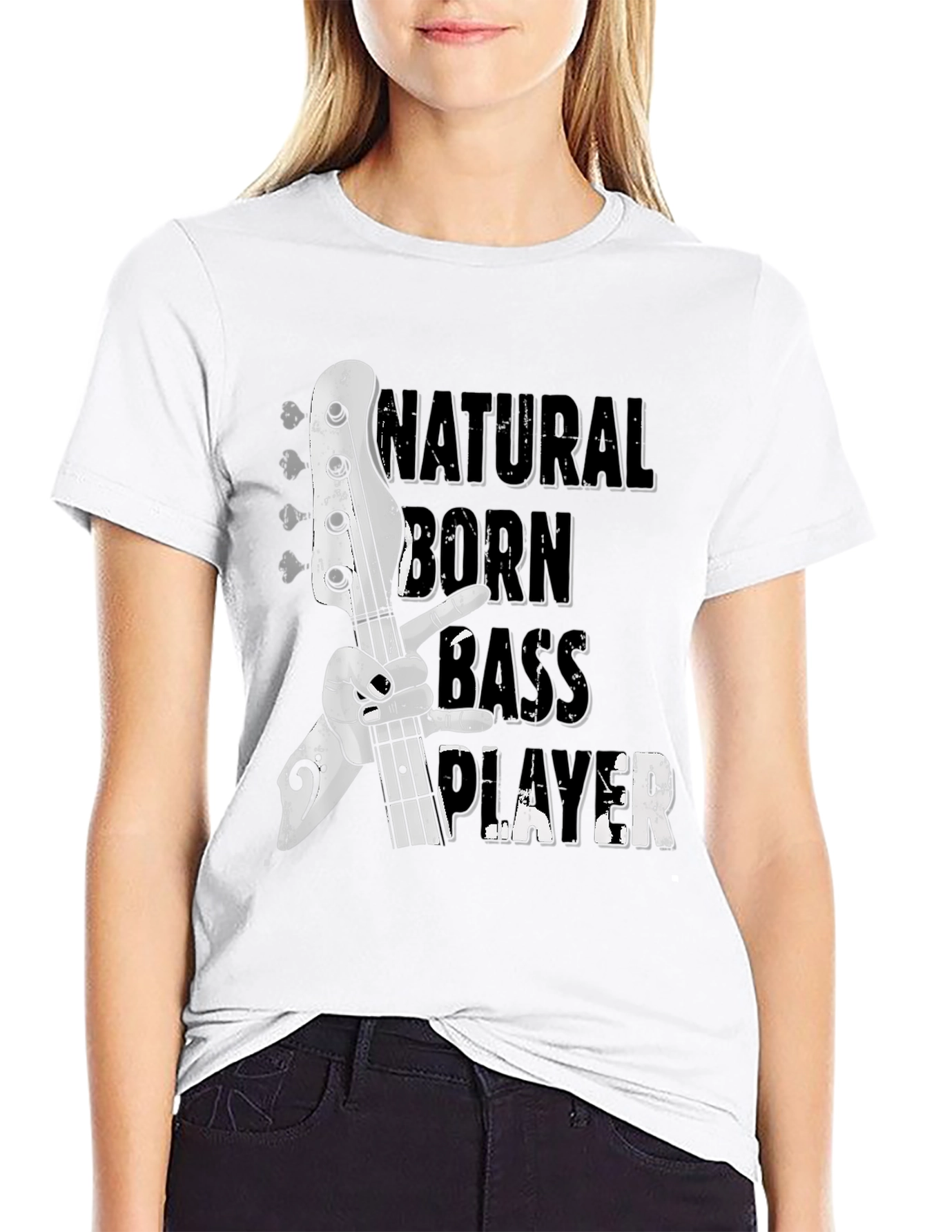Natural Born Bass Player Graphic Tee