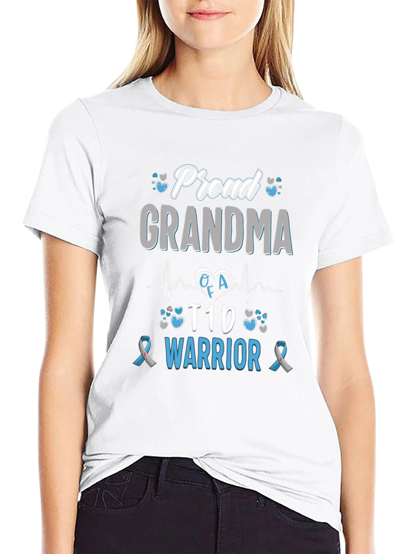 Proud Grandma T1D Warrior Tee
