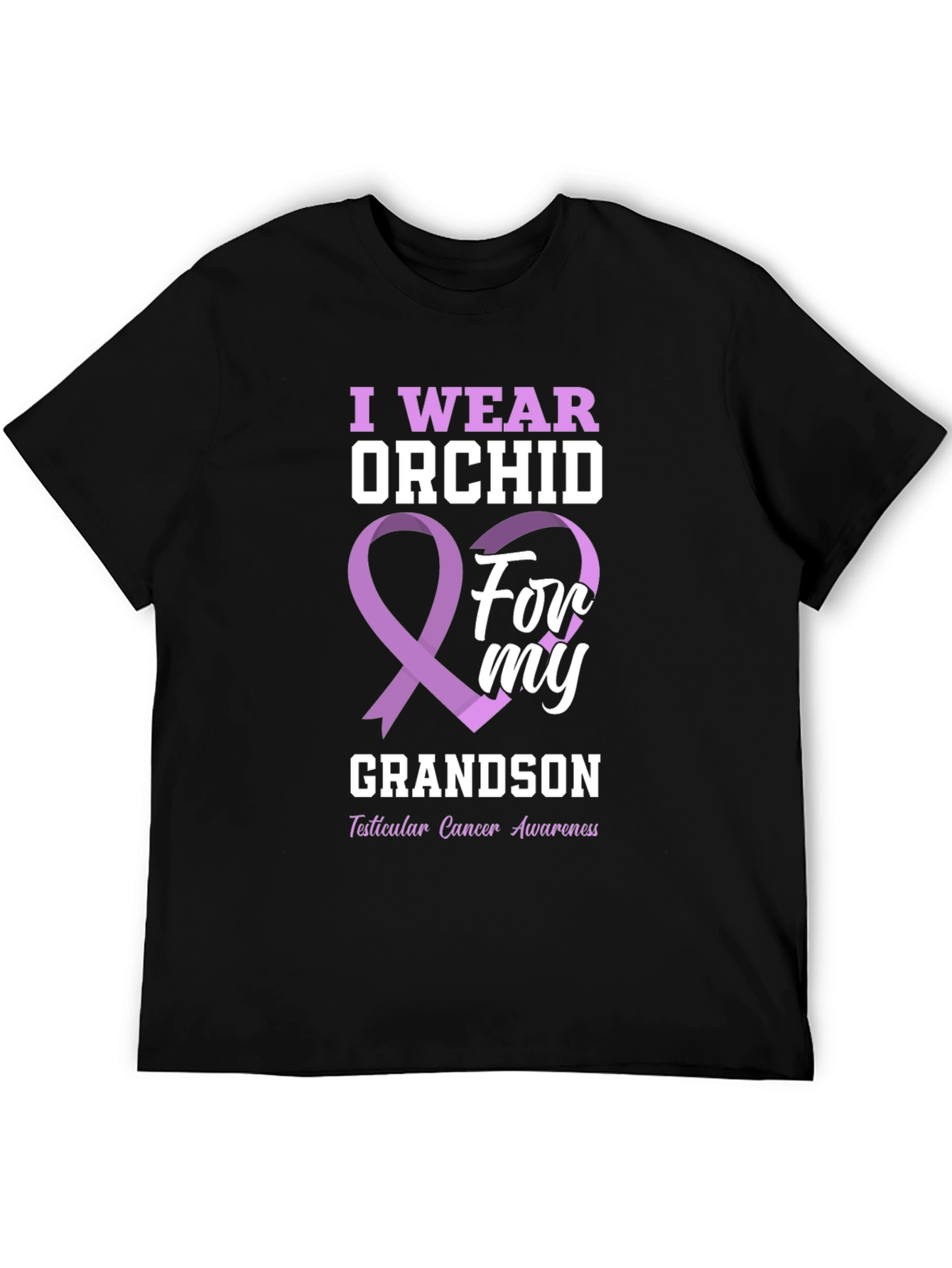 I Wear Orchid For My Grandson T-Shirt