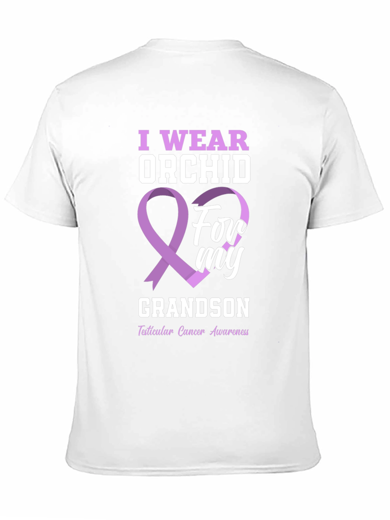 I Wear Orchid For My Grandson T-Shirt