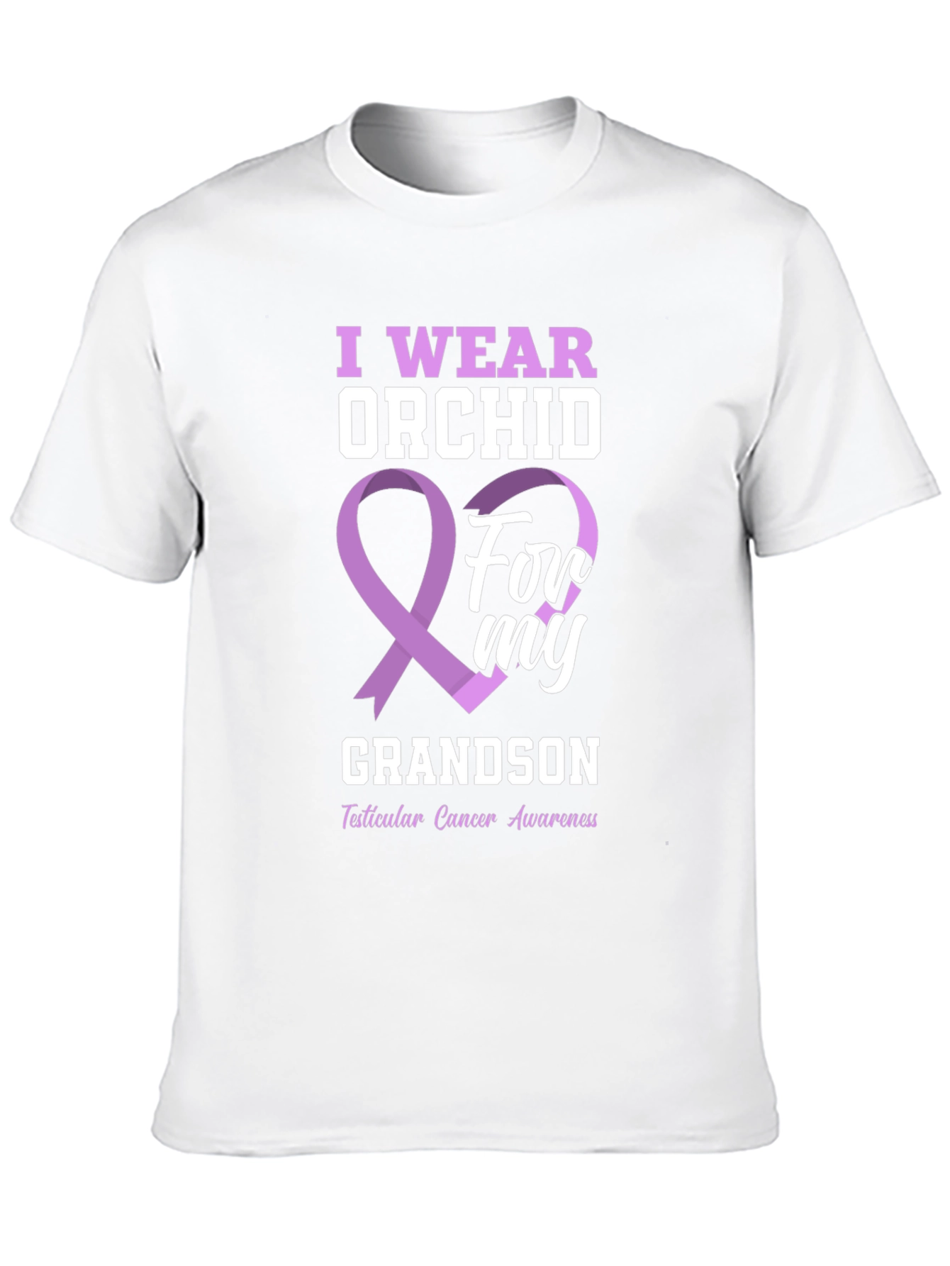 I Wear Orchid For My Grandson T-Shirt