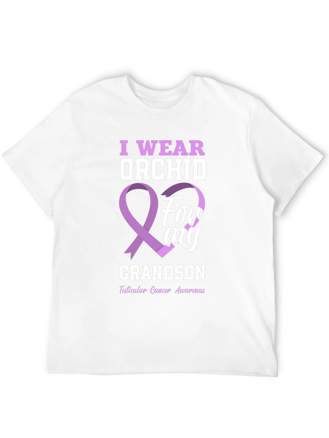 I Wear Orchid For My Grandson T-Shirt