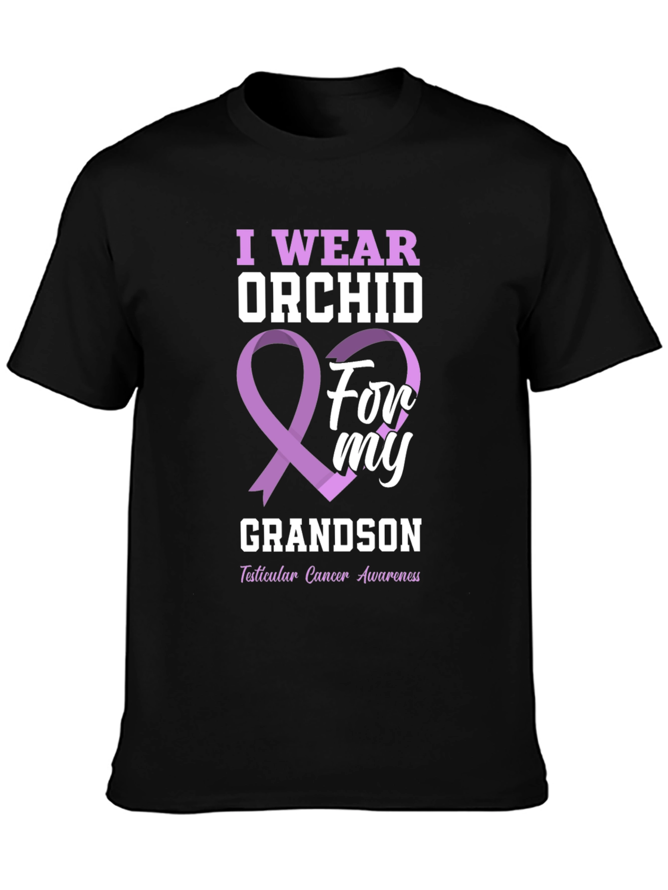 I Wear Orchid For My Grandson T-Shirt
