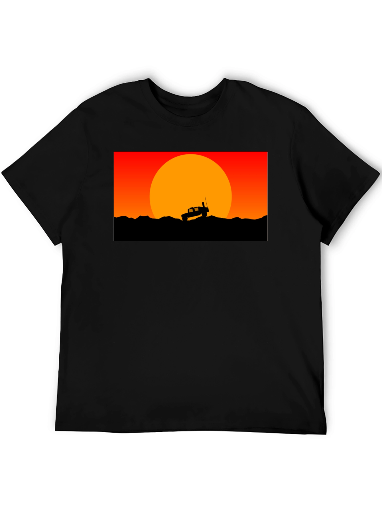 Off-Road Sunset Graphic T-Shirt