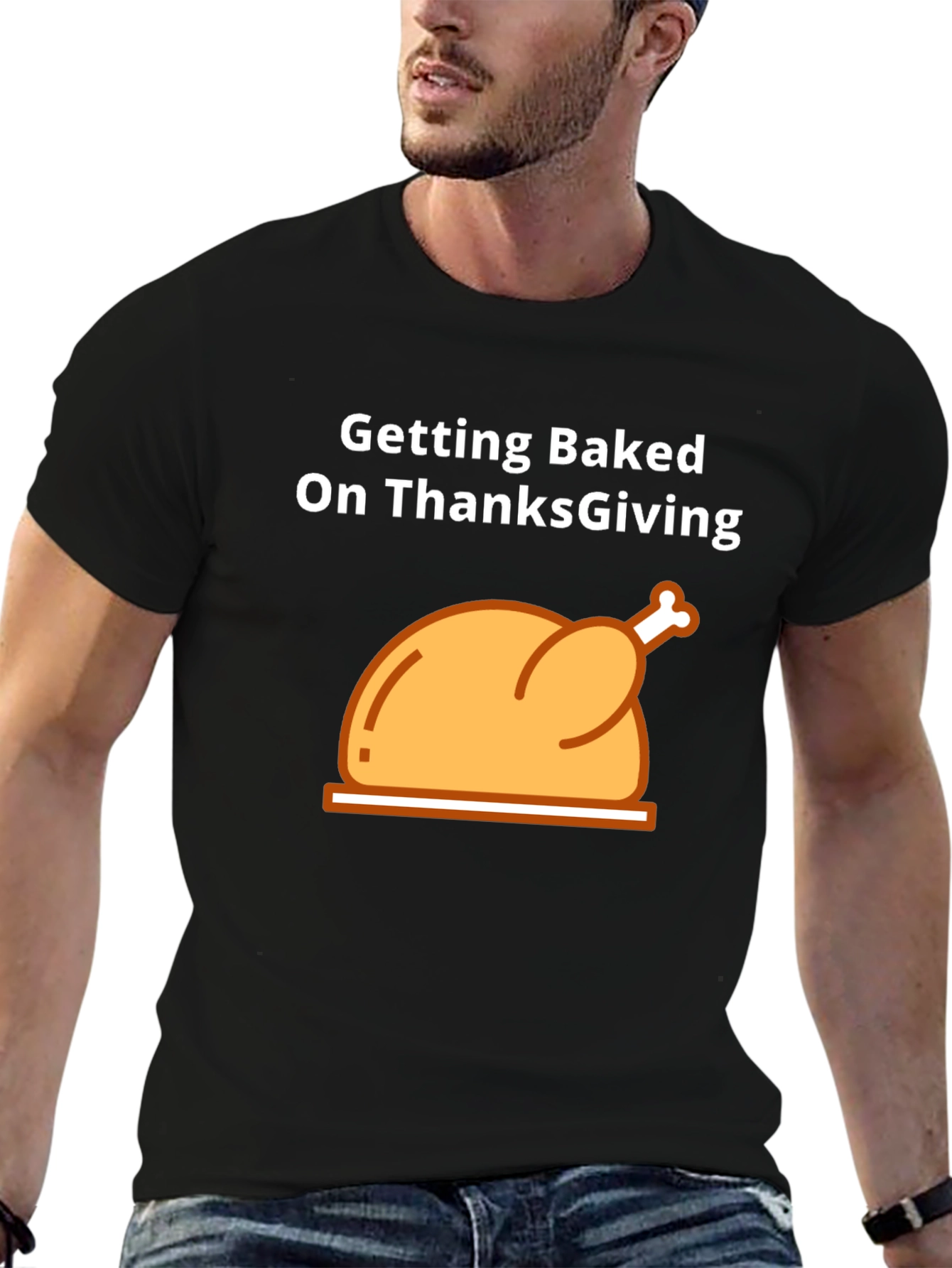 Thanksgiving Turkey Baked T-Shirt
